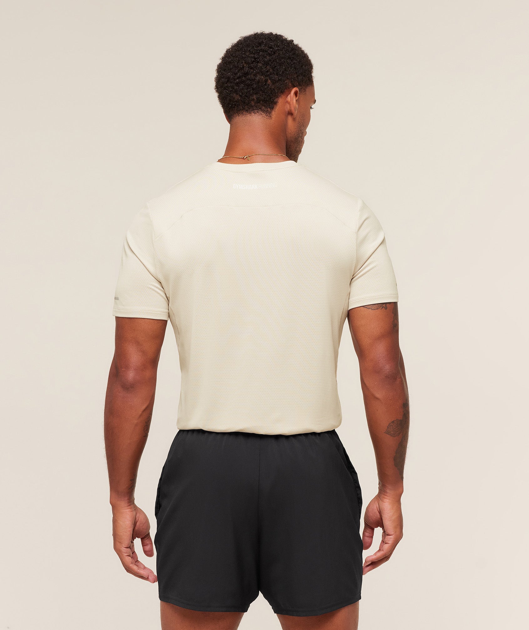 Gymshark Running T-Shirt - Pebble Grey