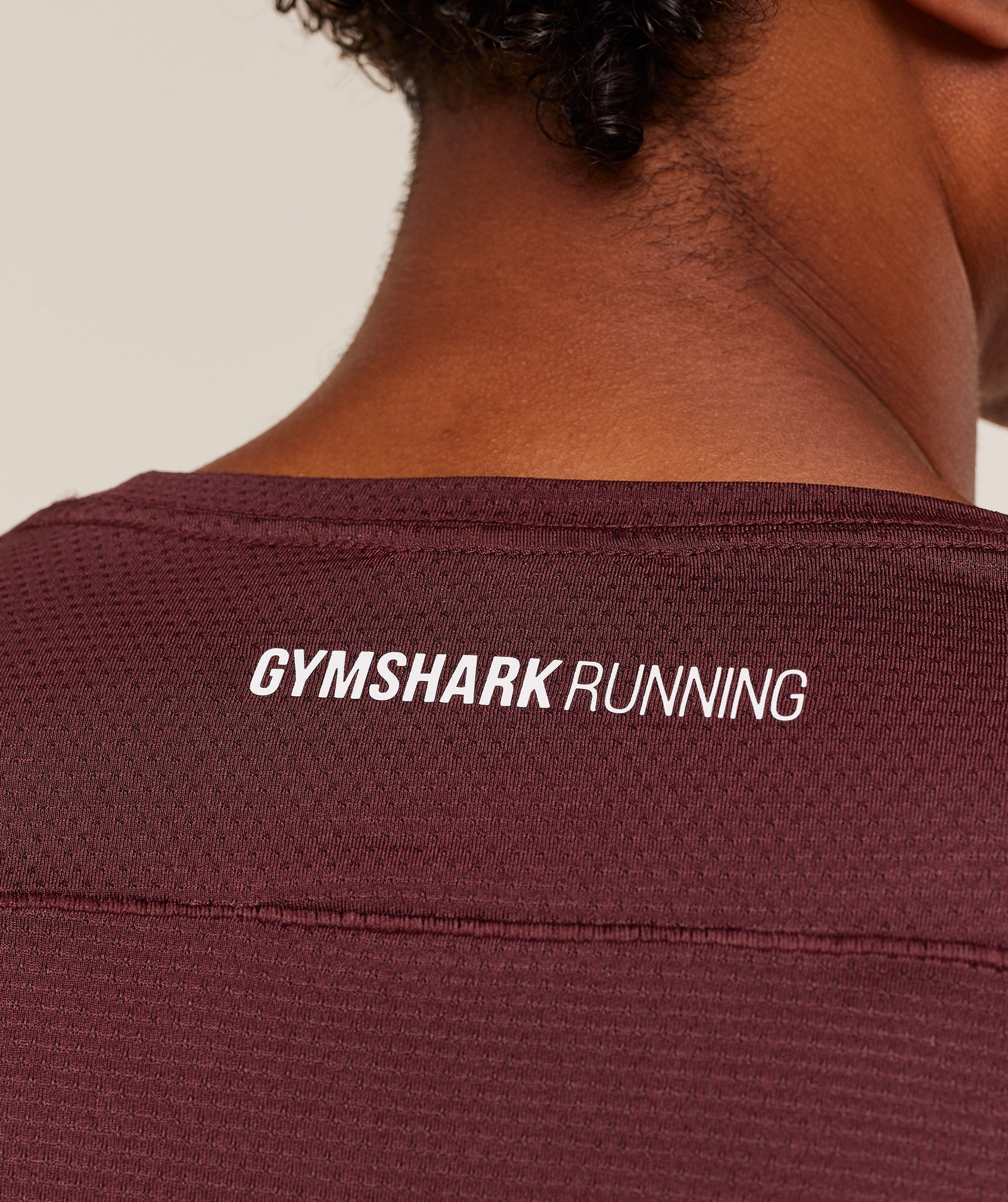 Gymshark Running T-Shirt - Rich Maroon