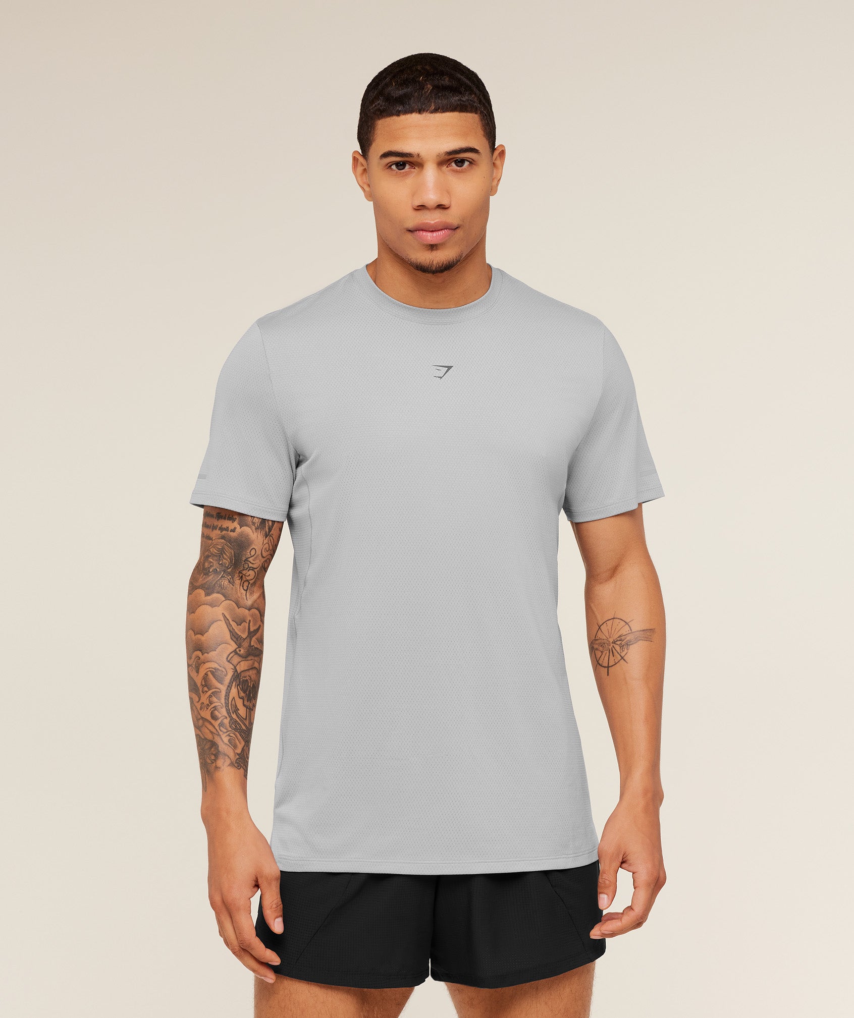Gymshark Running T-Shirt - Stratus Grey