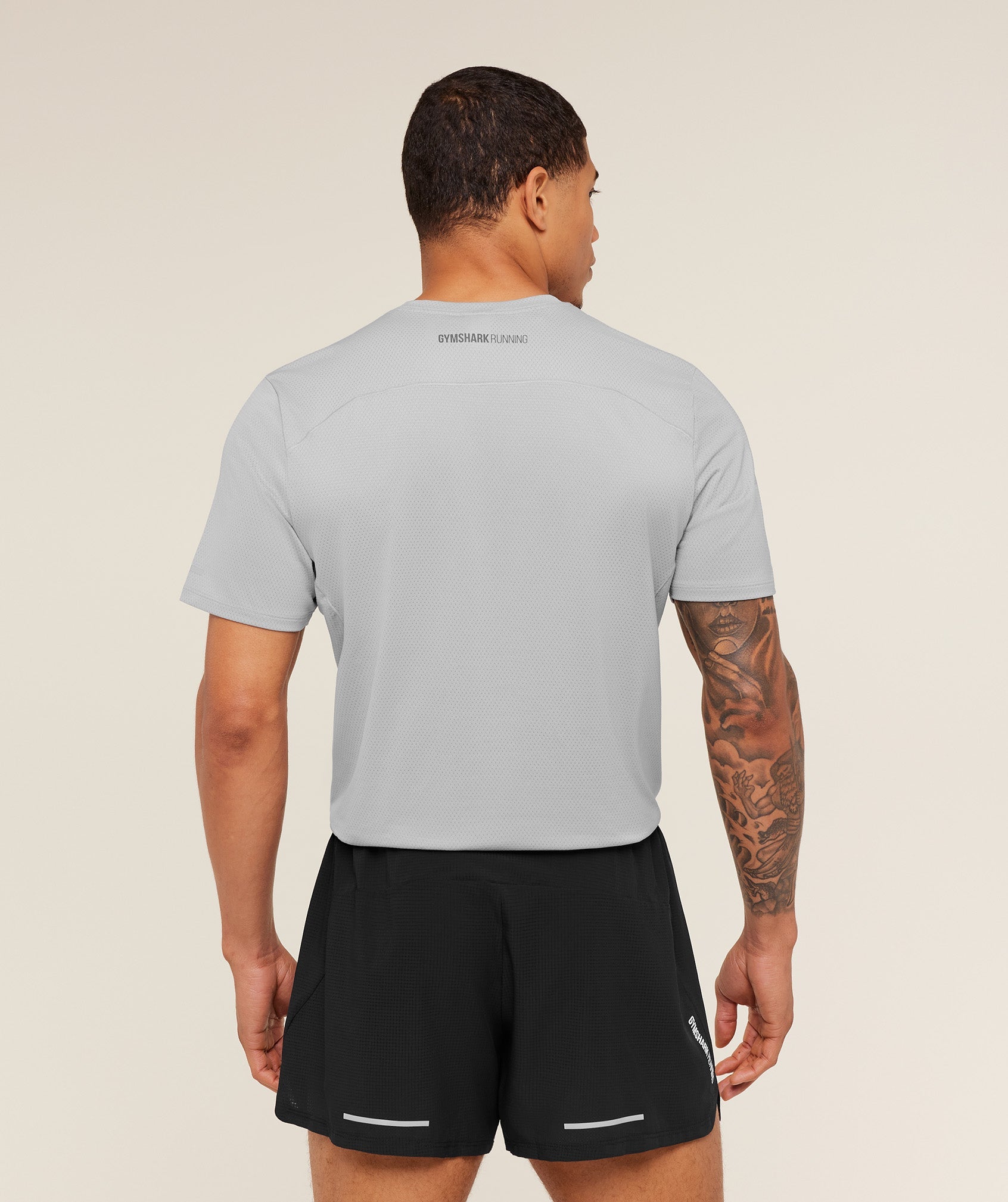 Gymshark Running T-Shirt - Stratus Grey