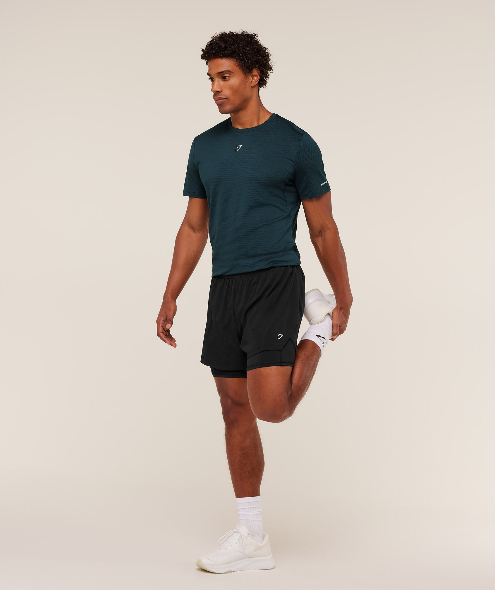 Gymshark Running T-Shirt - Deep Petrol Blue