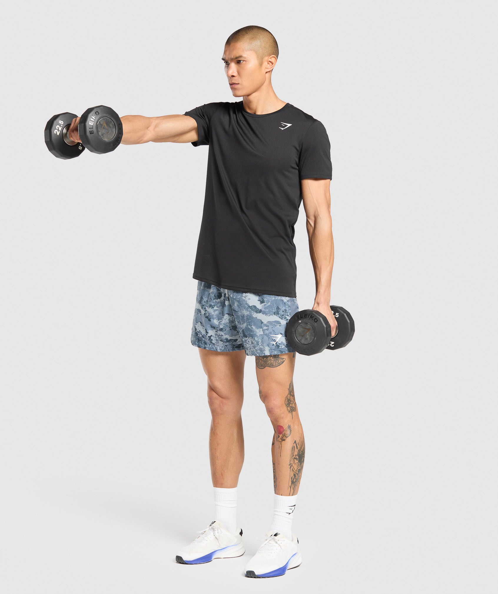 Gymshark Sport 5" Shorts - Denim Grey/Iron Blue
