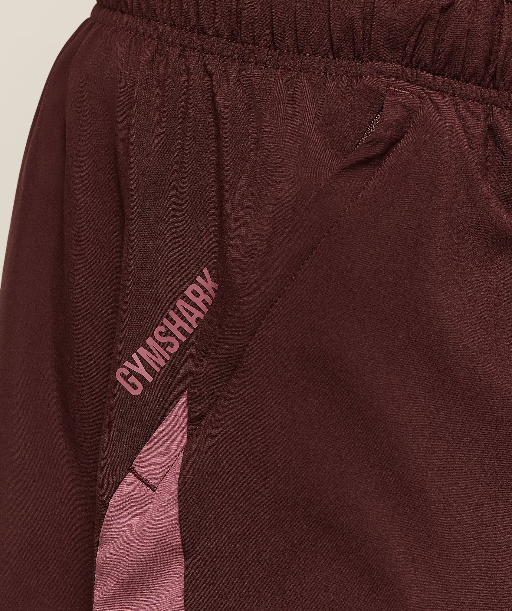 Gymshark Sport 7" Shorts - Rich Maroon/Reset Pink