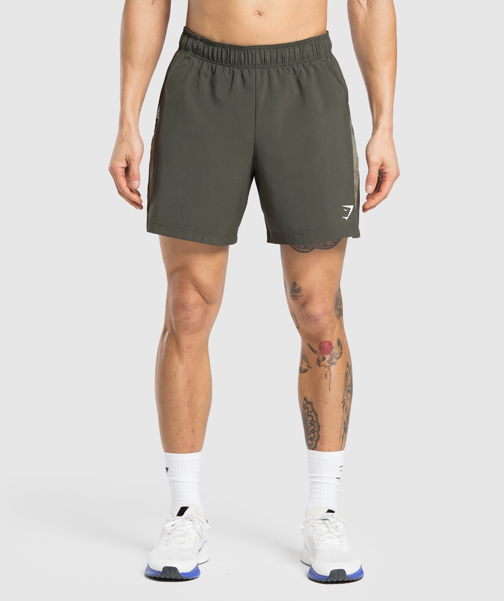 Gymshark Sport 7" Shorts - Strength Green/Utility Green