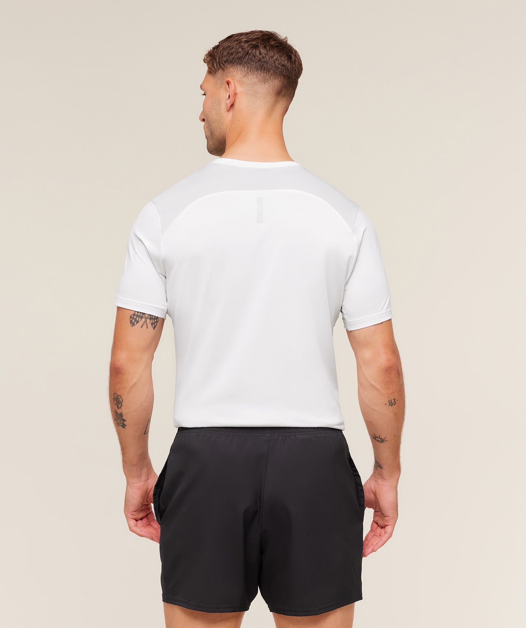 Gymshark Sport T-Shirt - White/Light Grey