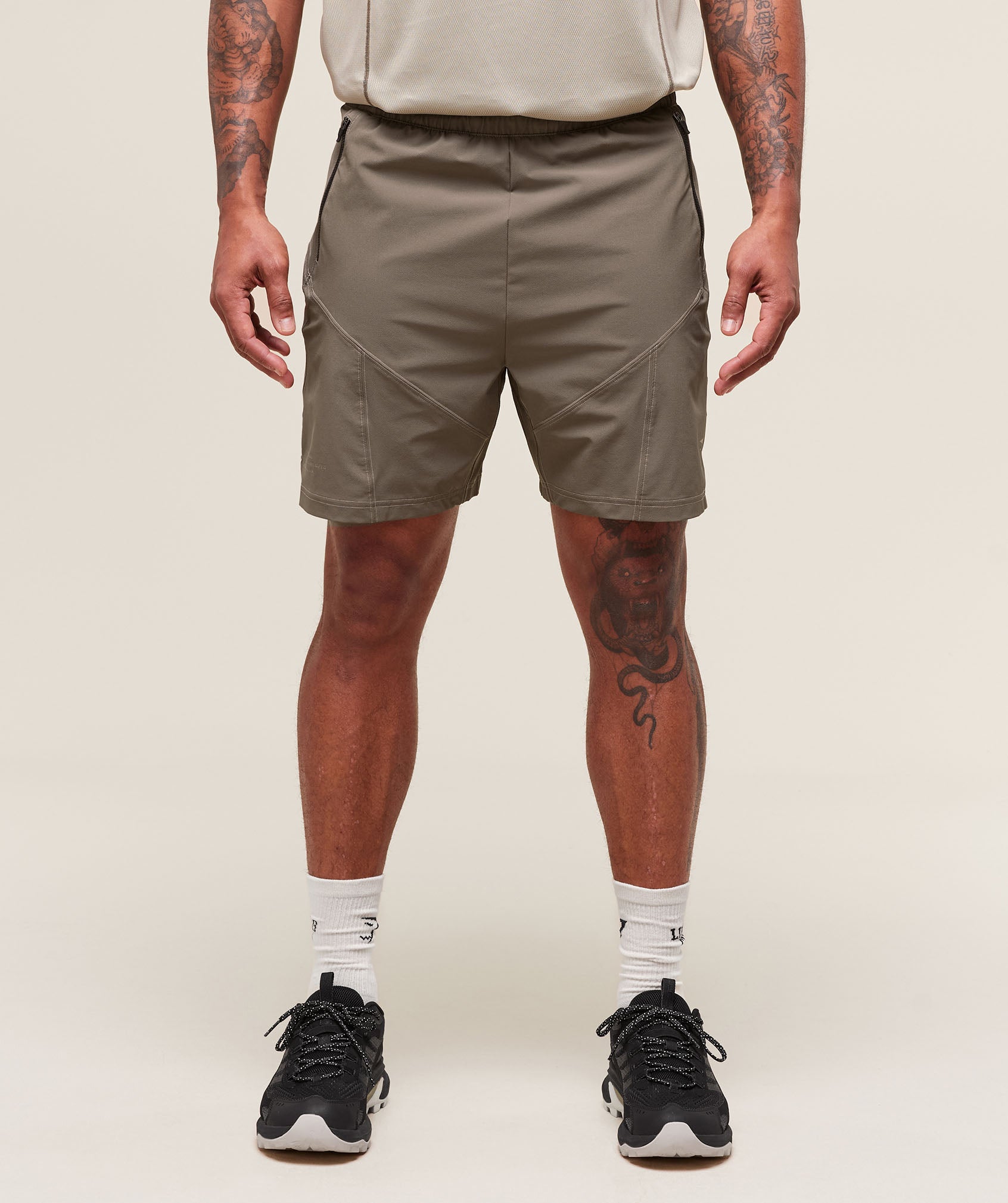 Gymshark Tactical 6" Short - Camo Brown