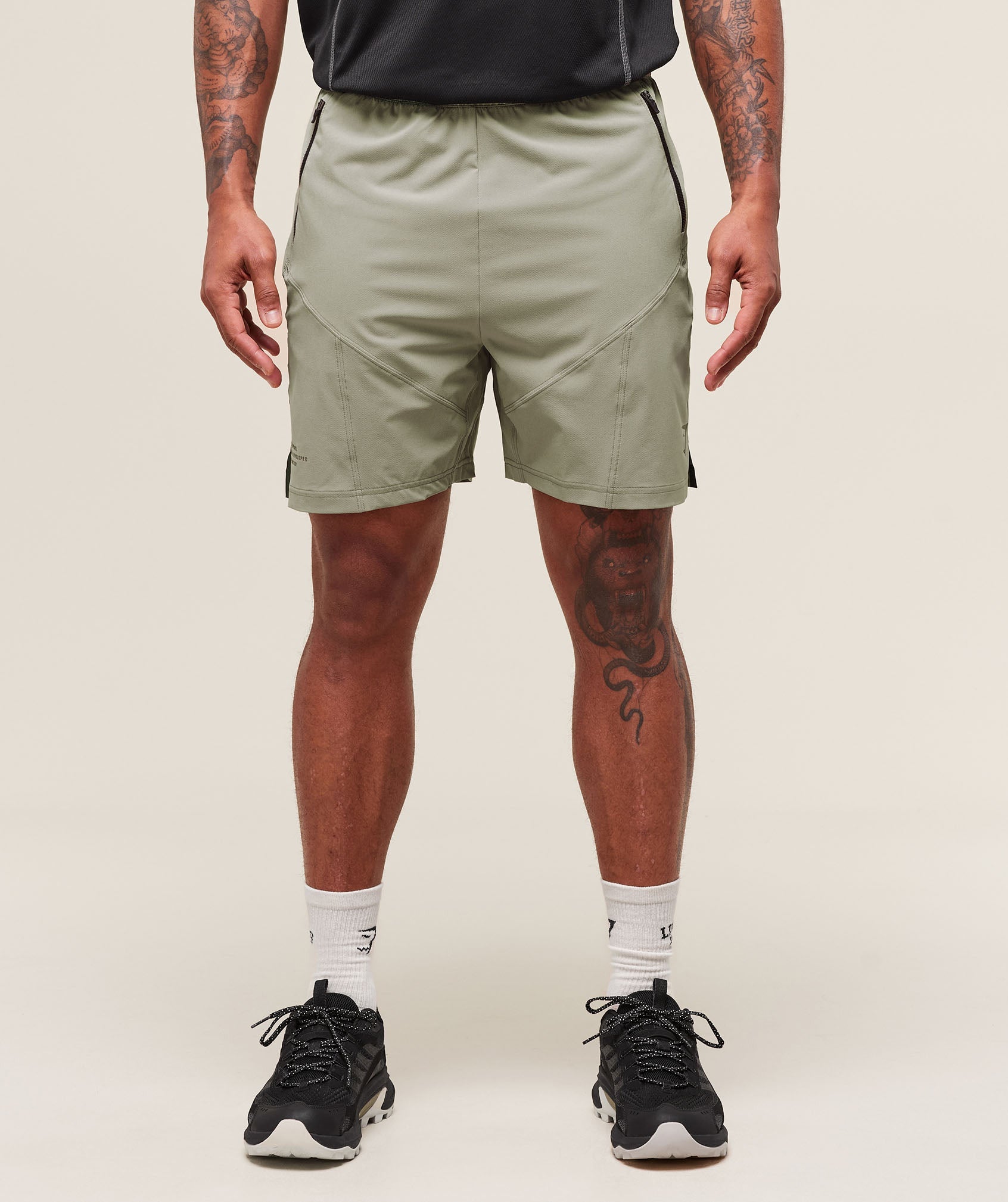 Gymshark Tactical 6" Short - Chalk Green