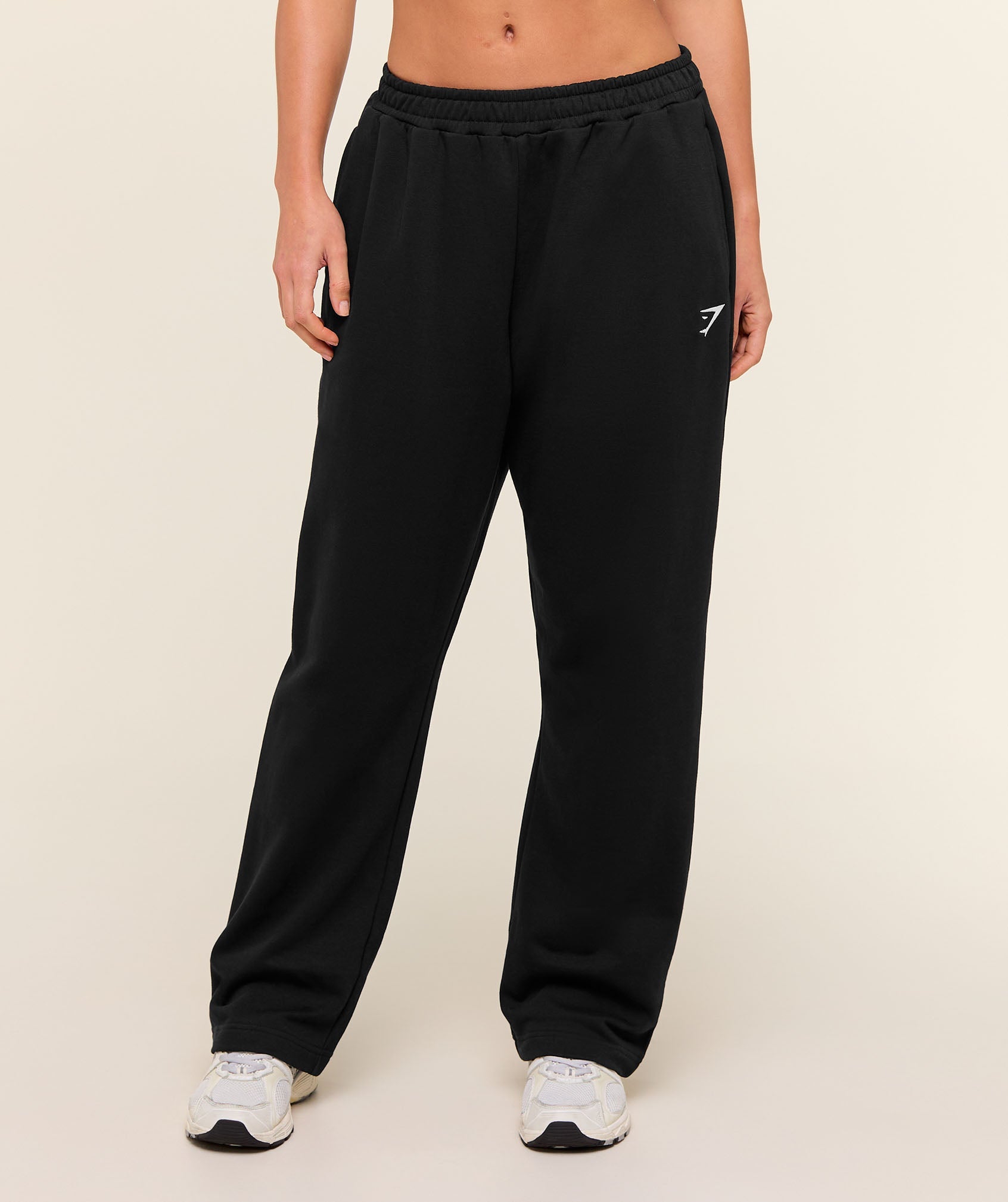 Gymshark Training Fleece Straight Leg Joggers - Black