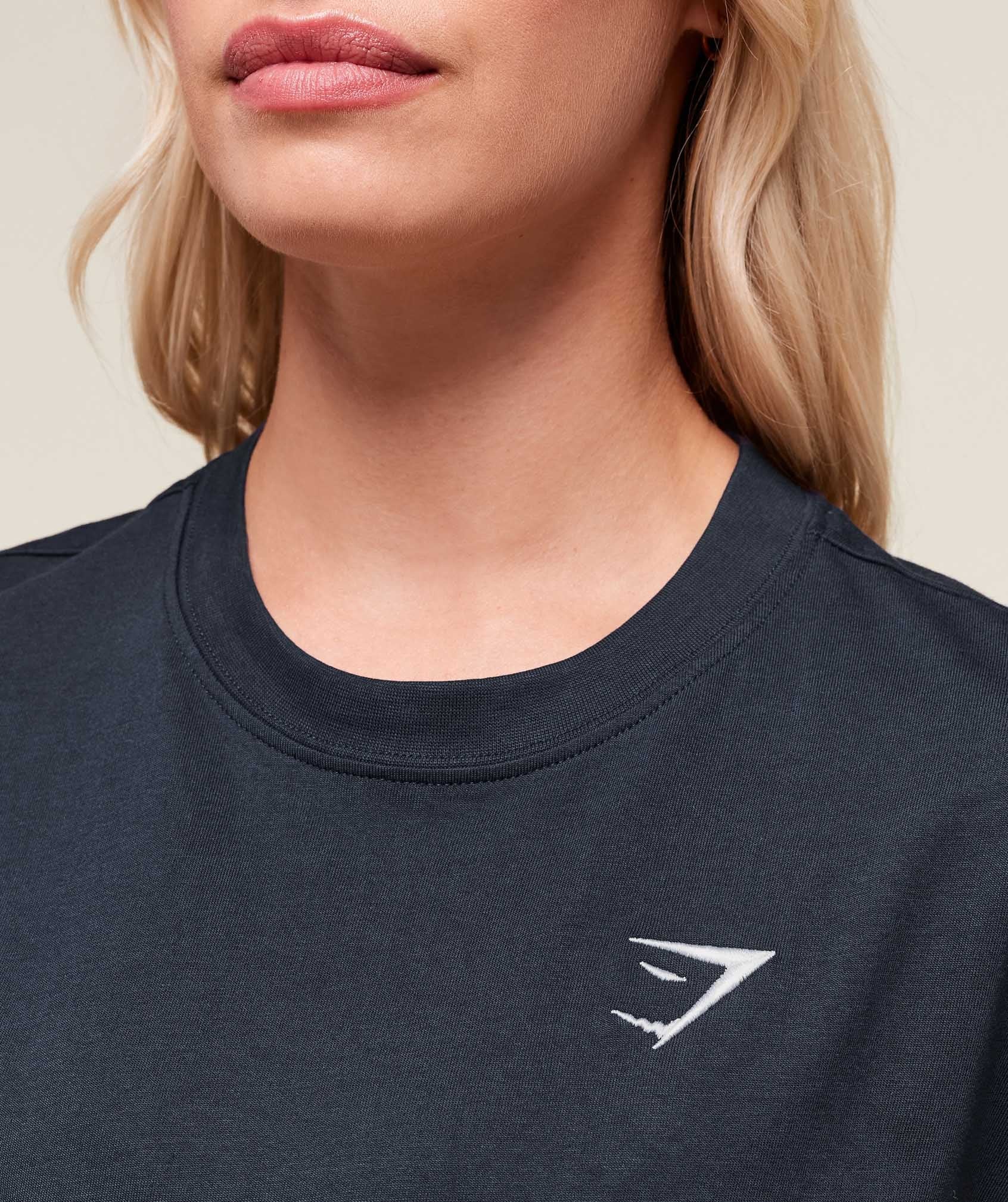 Gymshark Training Oversized T-Shirt - Heavy Blue
