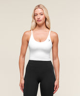 Gymshark Training Cami Tank With Shelf - White