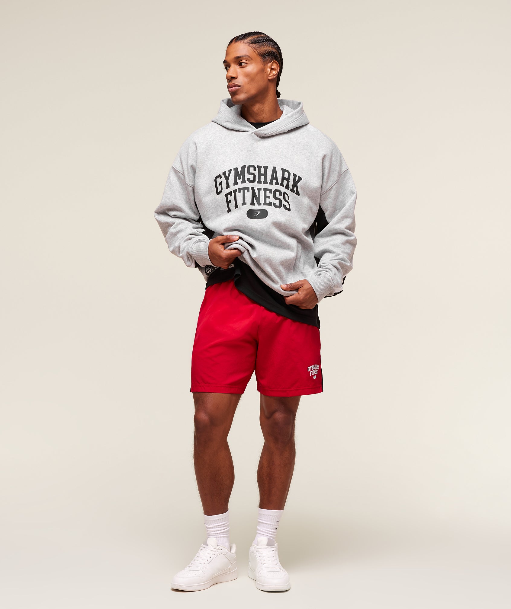 Gymshark Campus 7" Shorts - Conditioning Red