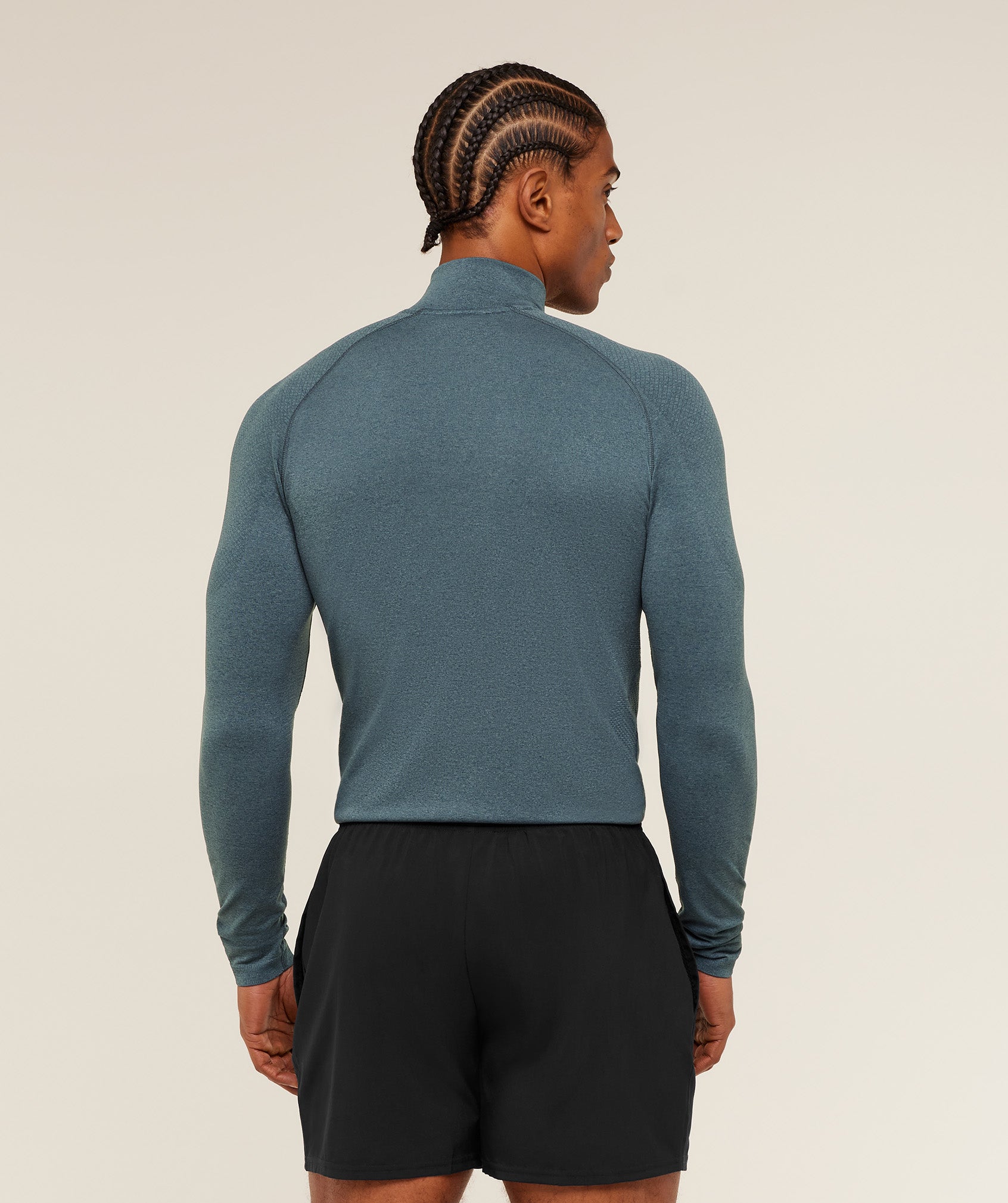 Gymshark Vital 1/4 Zip - Iron Blue / Stealth Blue