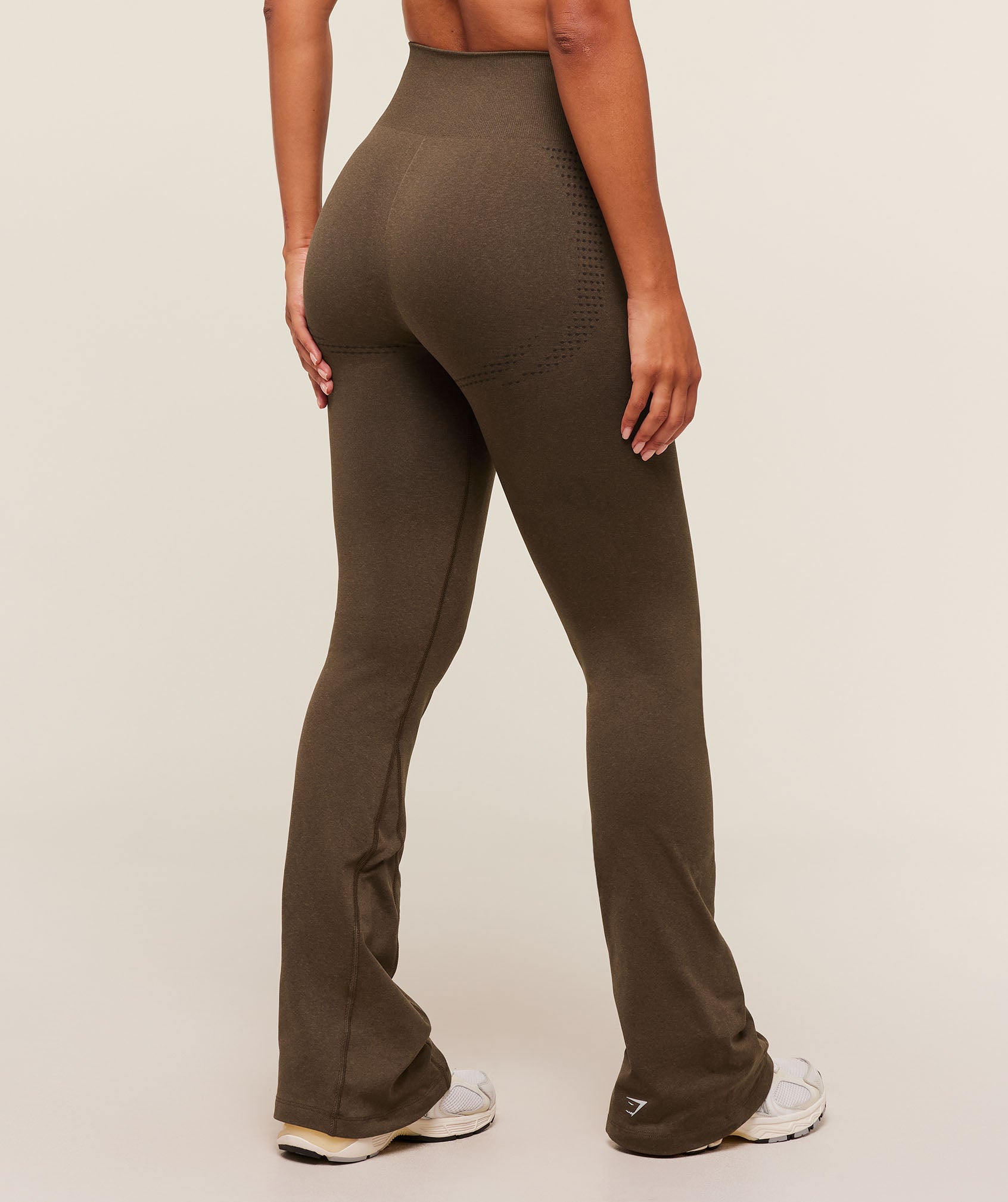 Gymshark Vital Soft Flared Leggings - Espresso Marl