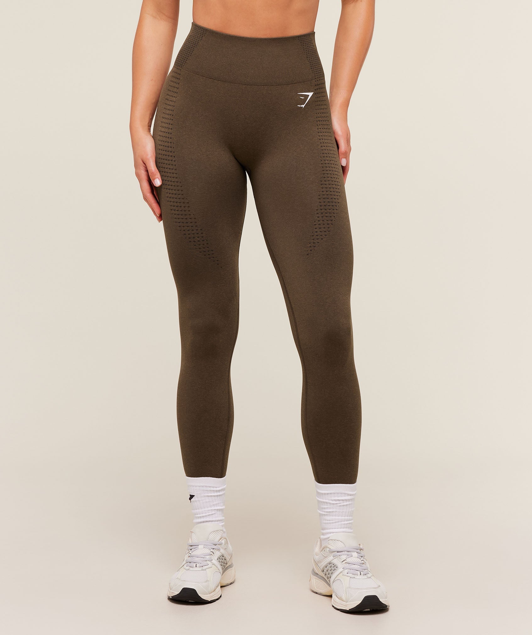 Gymshark Vital Soft Leggings - Espresso Marl