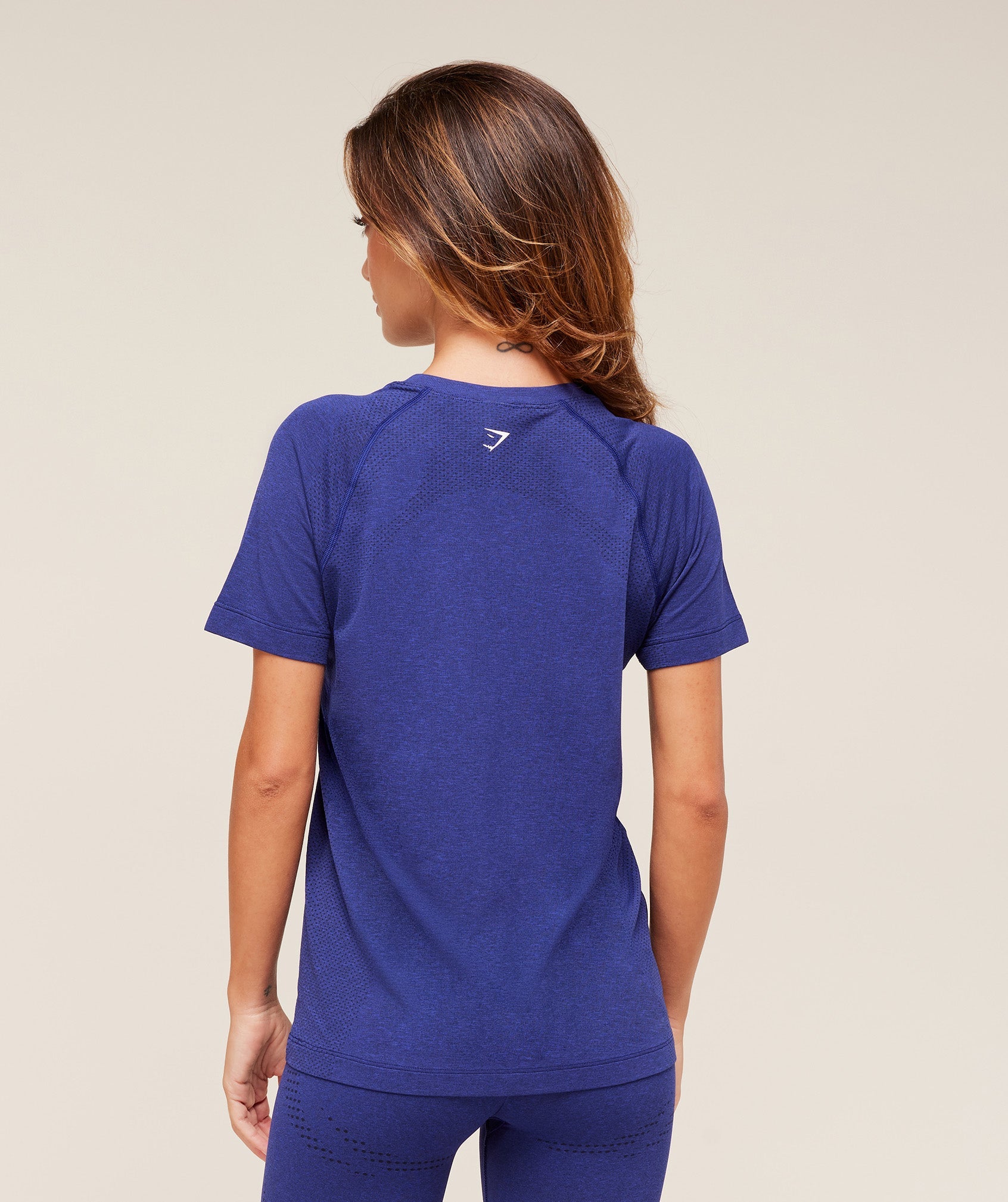 Gymshark Vital Light T-Shirt - Cobalt Purple Marl