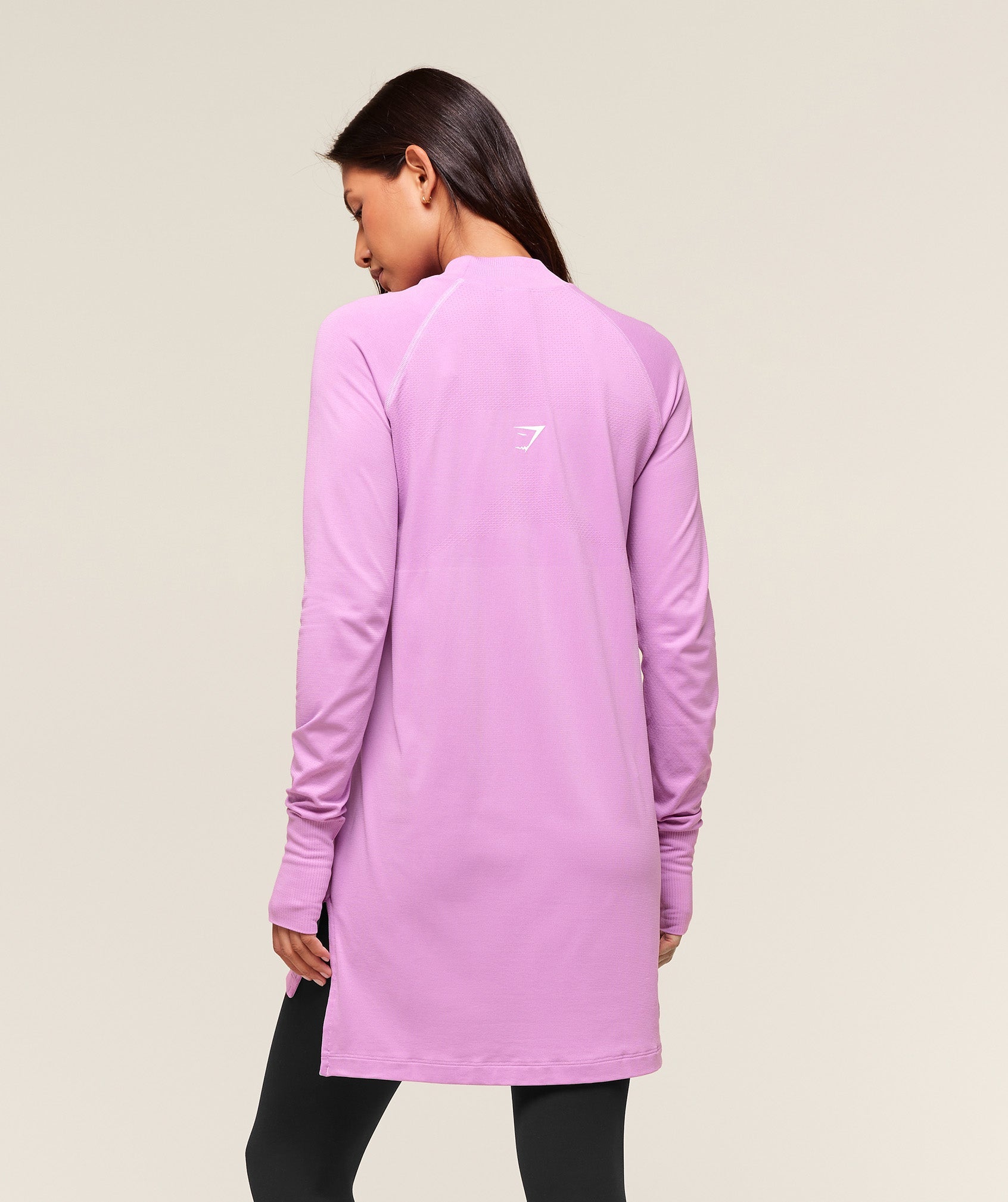 Gymshark Vital Long Line Top - Sour Pink Marl