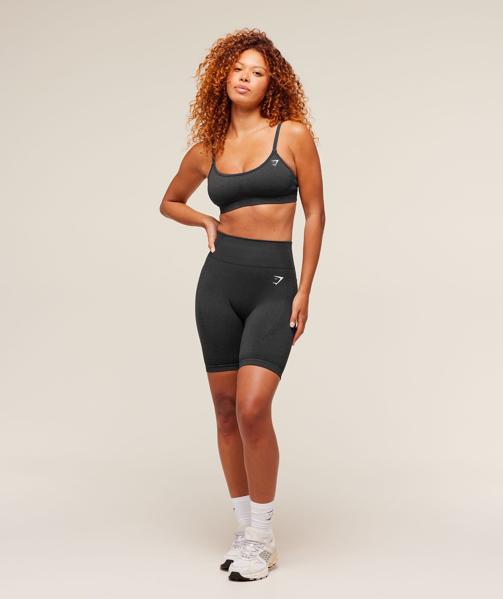 Gymshark Vital Sports Bra - Black Marl