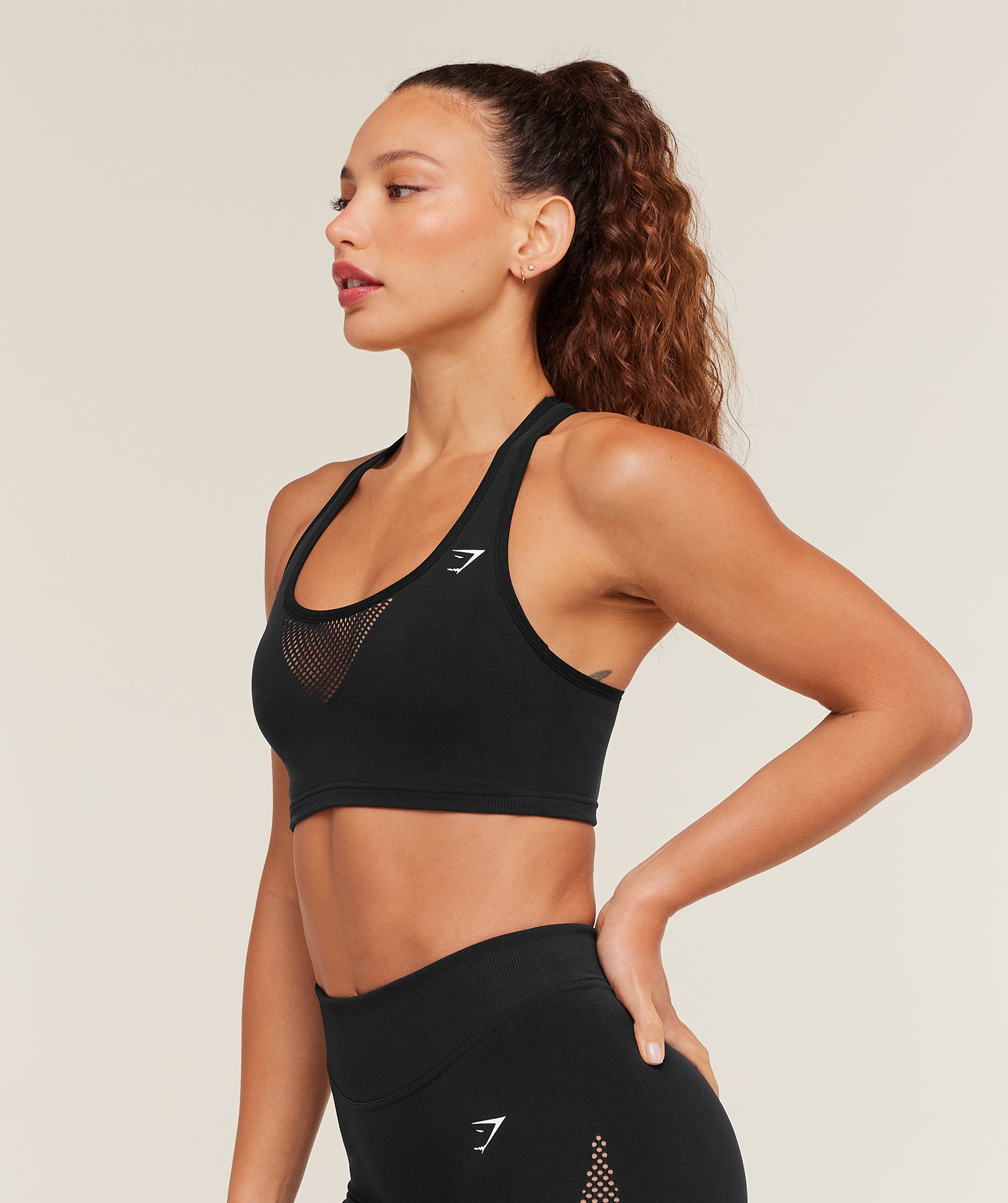 Gymshark Warp Sports Bra - GS Black