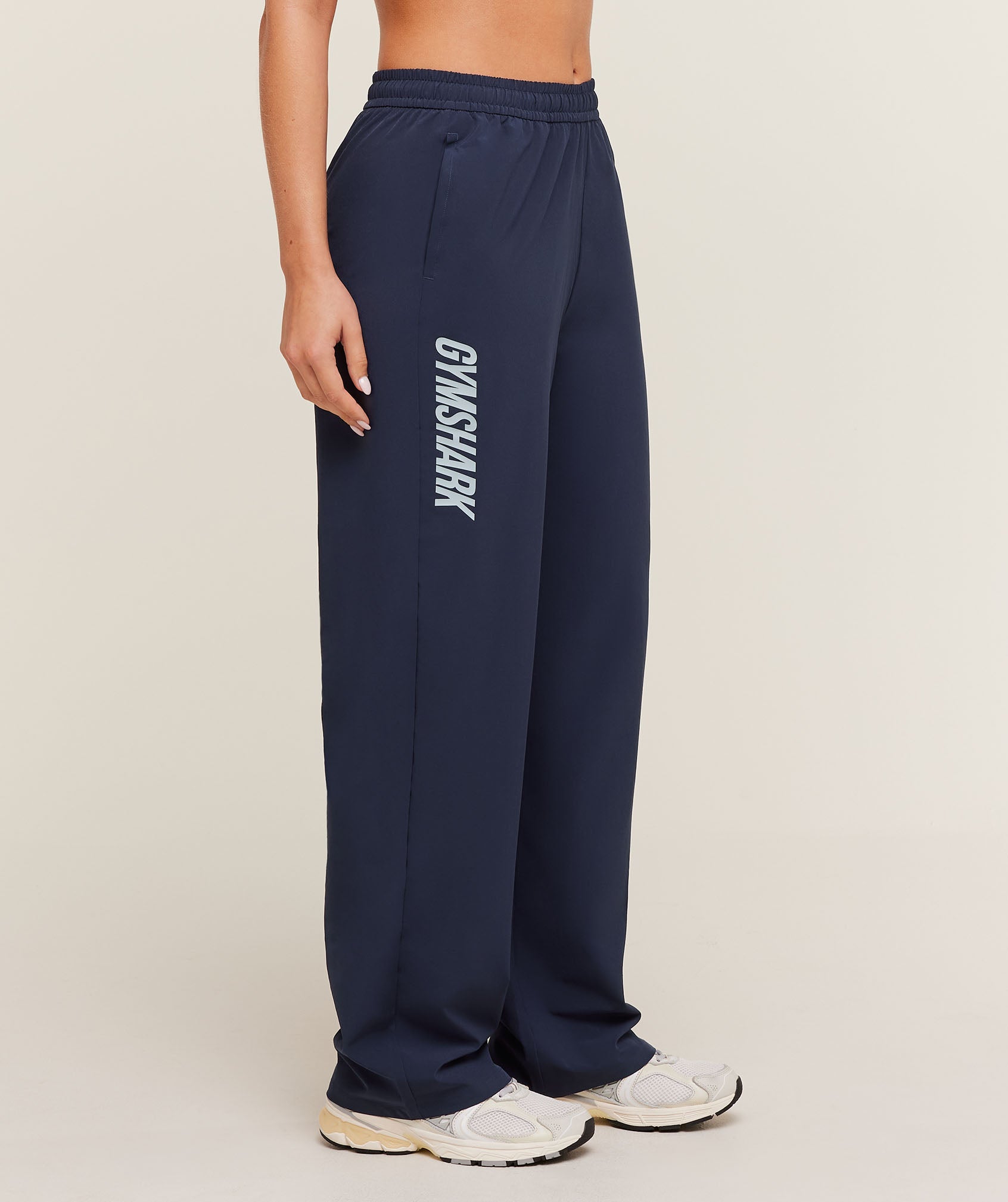 Gymshark Woven Track Straight Leg Pant - Heavy Blue