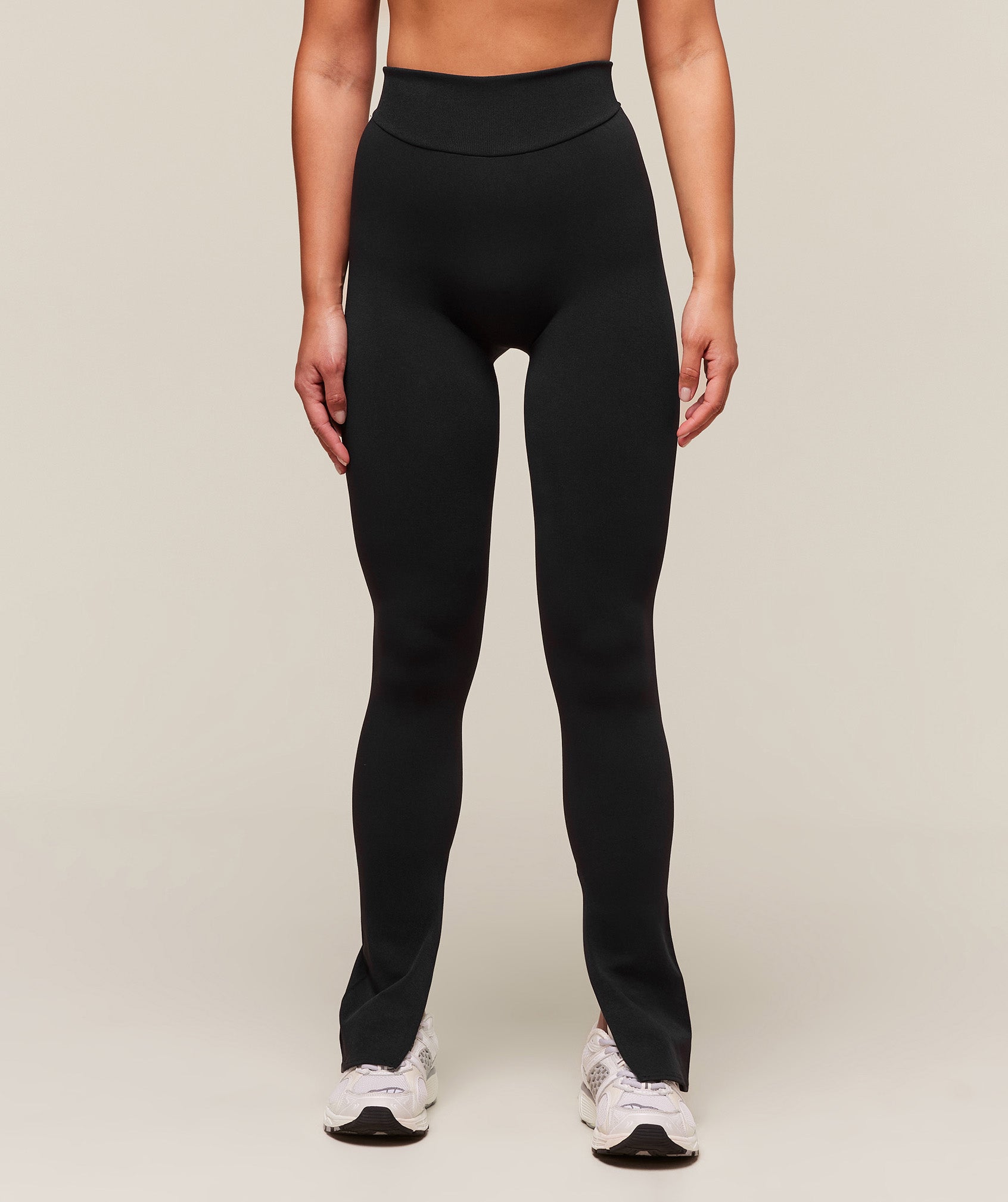 Gymshark everywear Warp Knit Flare Leggings - Black