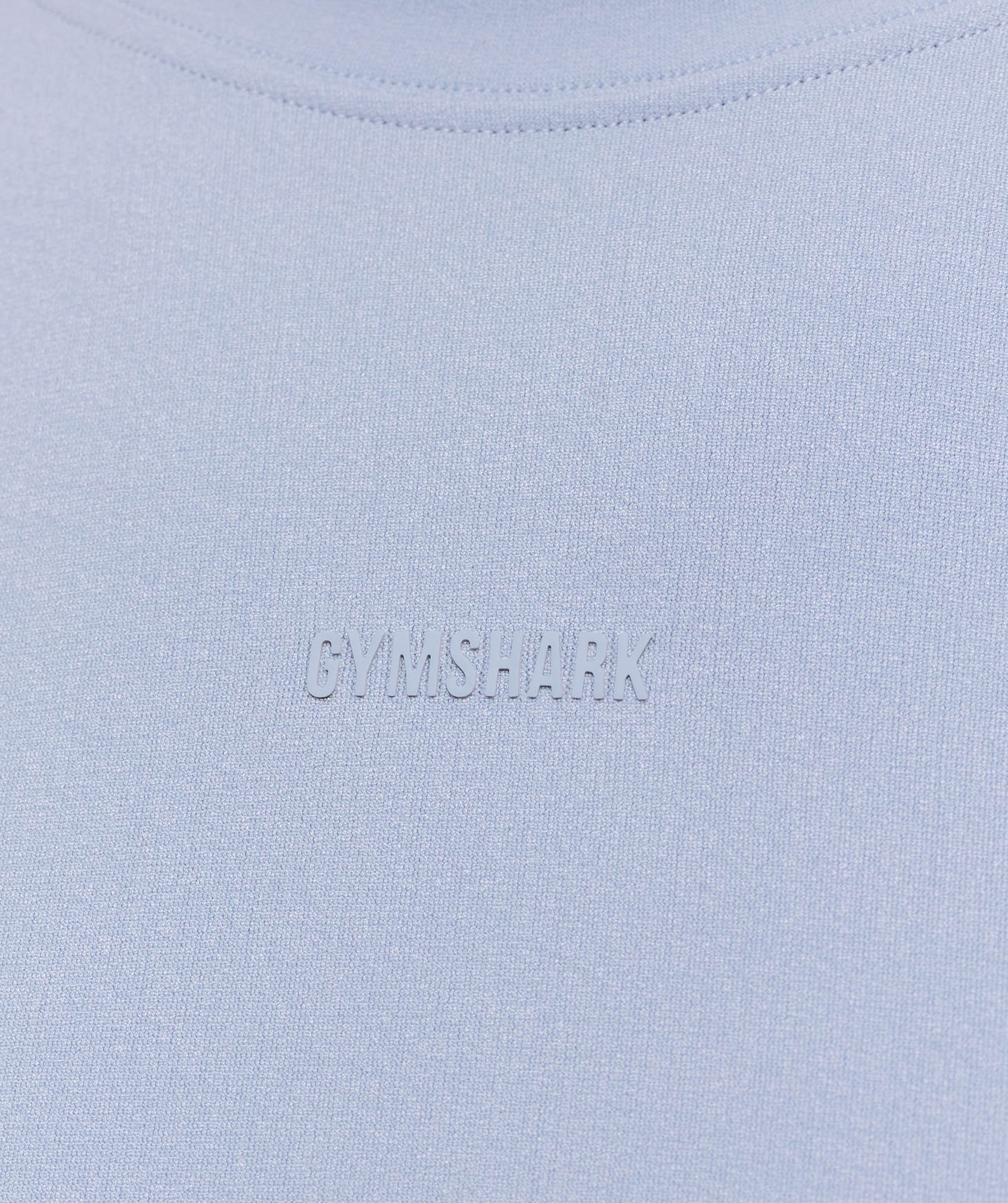Gymshark everywear Warp Knit T-Shirt - Pale Blue