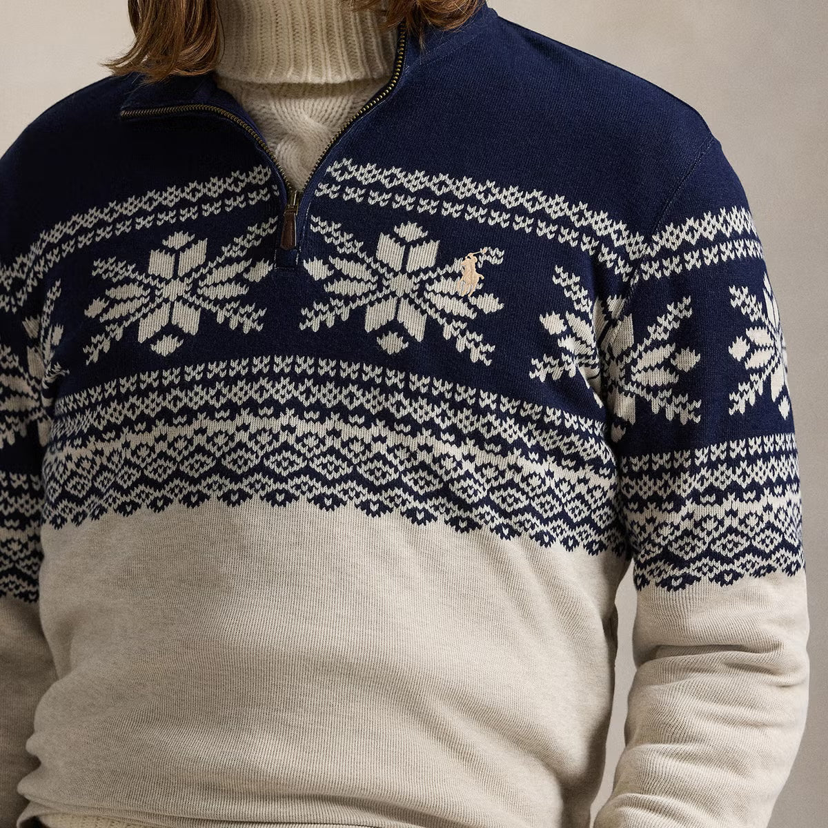 Polo Ralph Lauren Fairisle Cotton-Jacquard Jumper