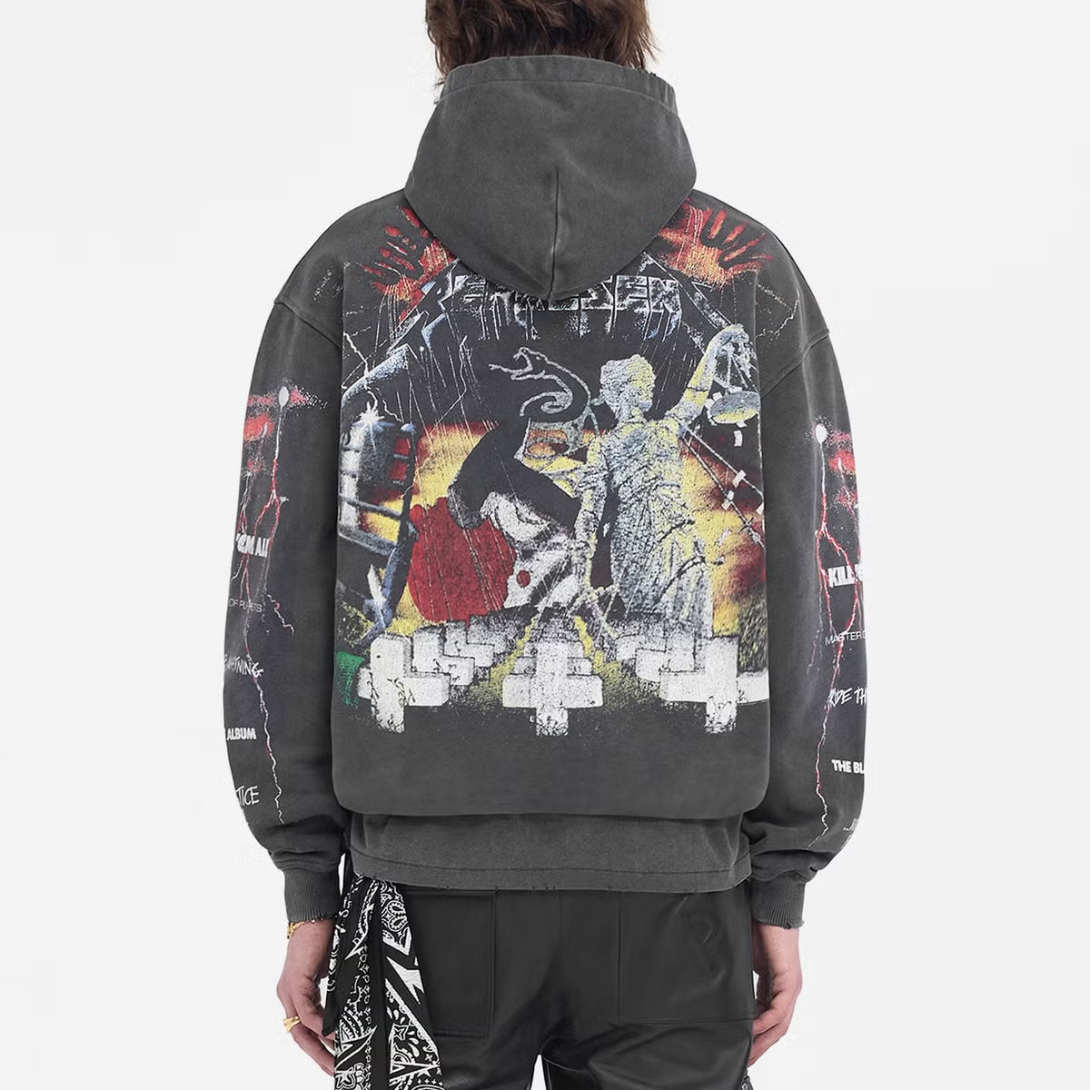 REPRESENT x Metallica Master Of Puppets Cotton-Jersey Hoodie