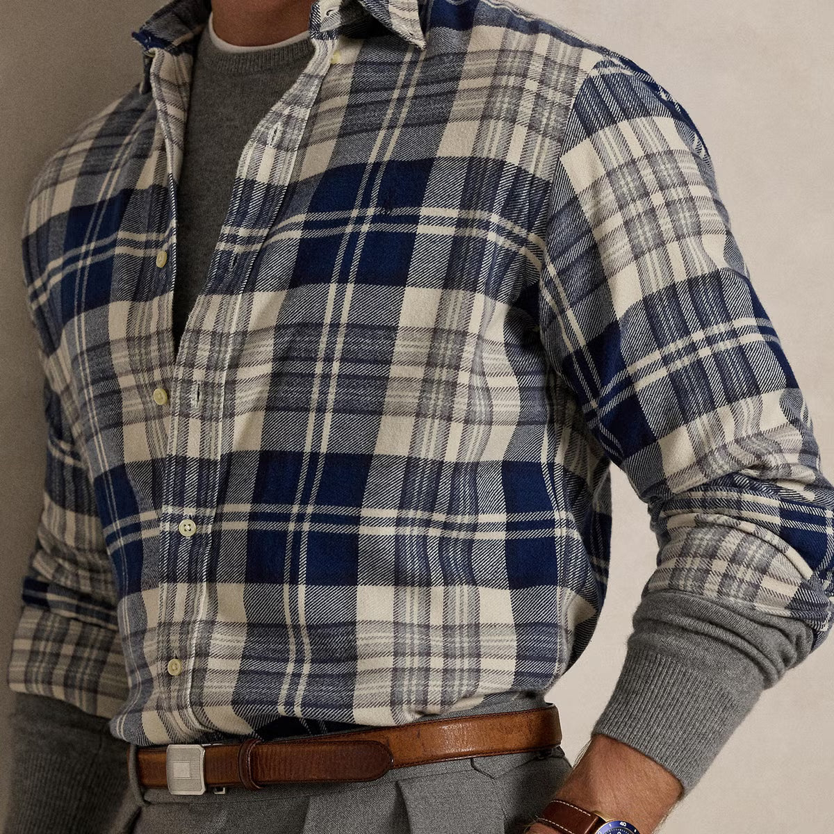 Polo Ralph Lauren Custom-Fit Checked Cotton Shirt