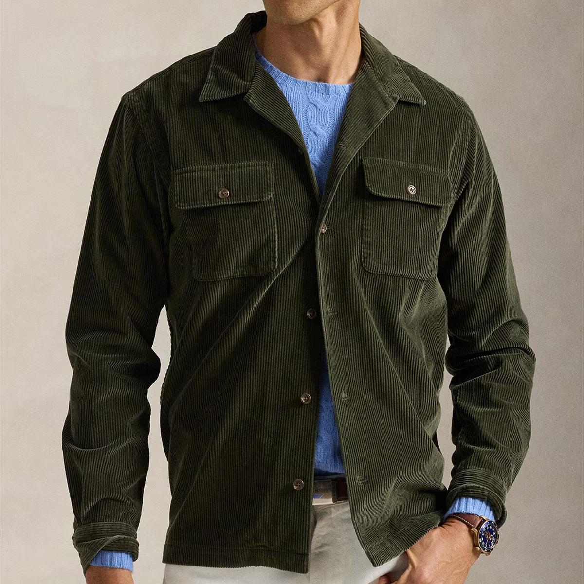 Polo Ralph Lauren Classic-Fit Cotton-Corduroy Shirt