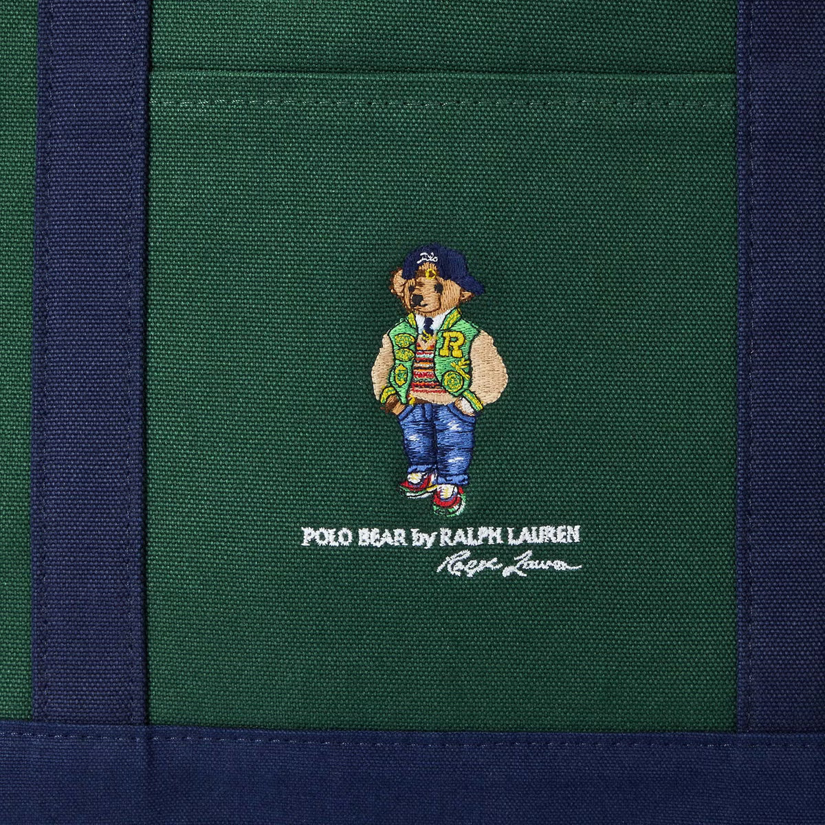 Polo Ralph Lauren Polo Bear Cotton Canvas Tote Bag