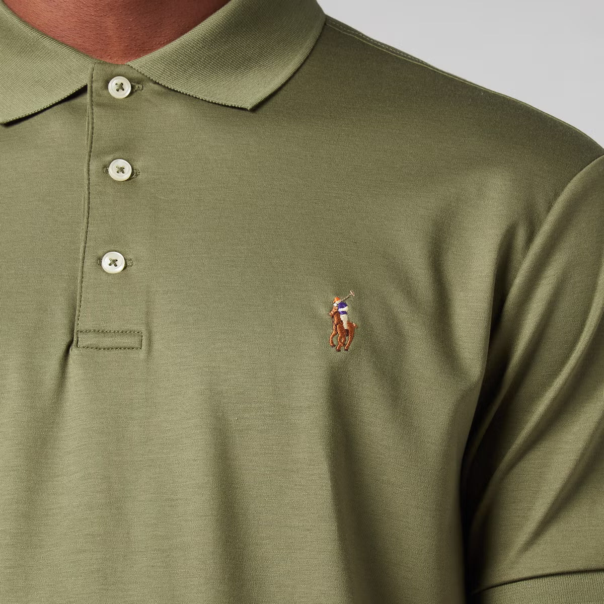 Polo Ralph Lauren Men's Custom Slim Fit Polo Shirt - Garden Trail