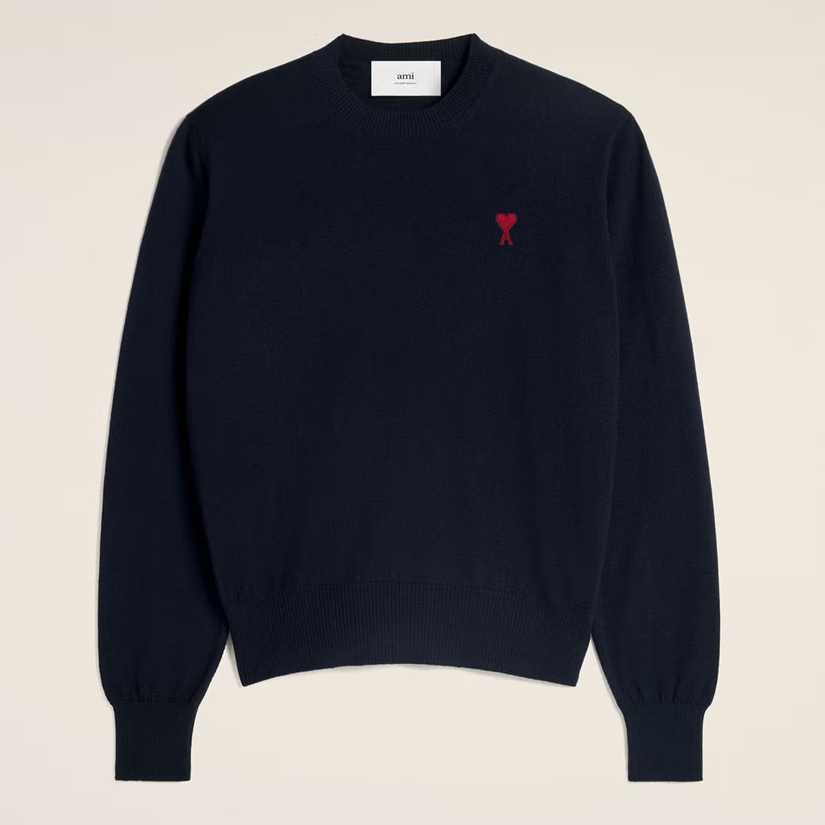 AMI Red de Coeur Wool Jumper