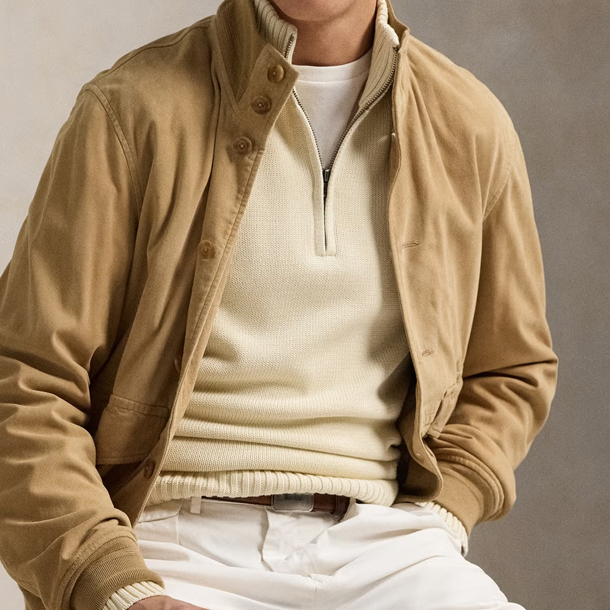 Polo Ralph Lauren Cotton-Knit Half-Zip Jumper
