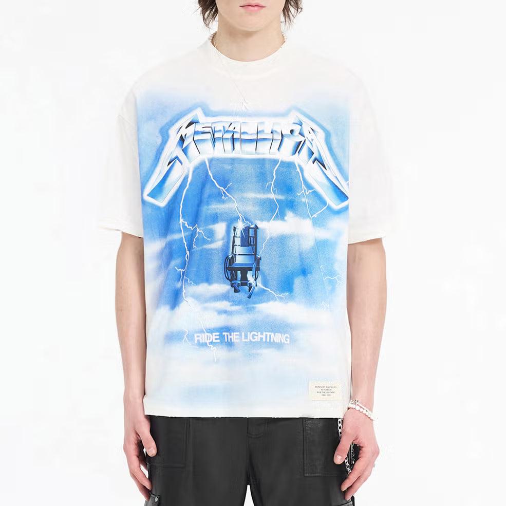 REPRESENT x Metallica Ride The Lightning Cotton-Blend T-Shirt