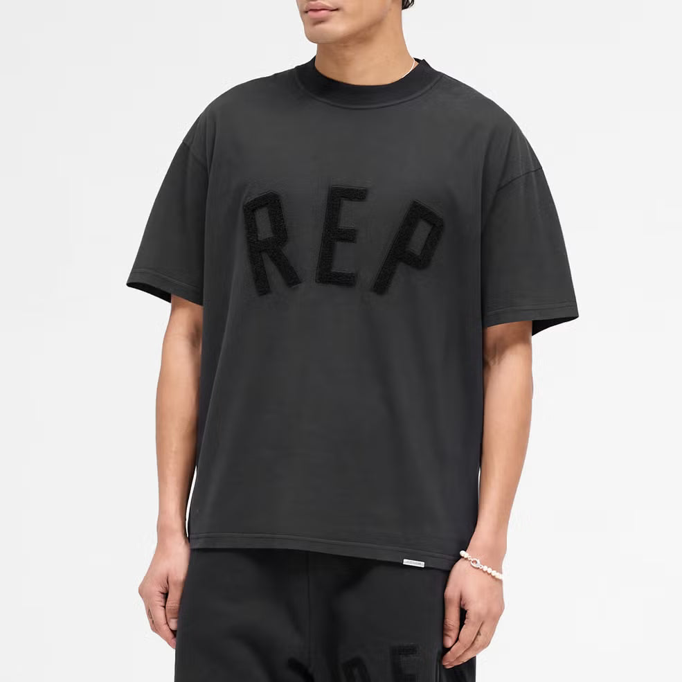 REPRESENT Rep Appliquéd Cotton-Jersey T-Shirt