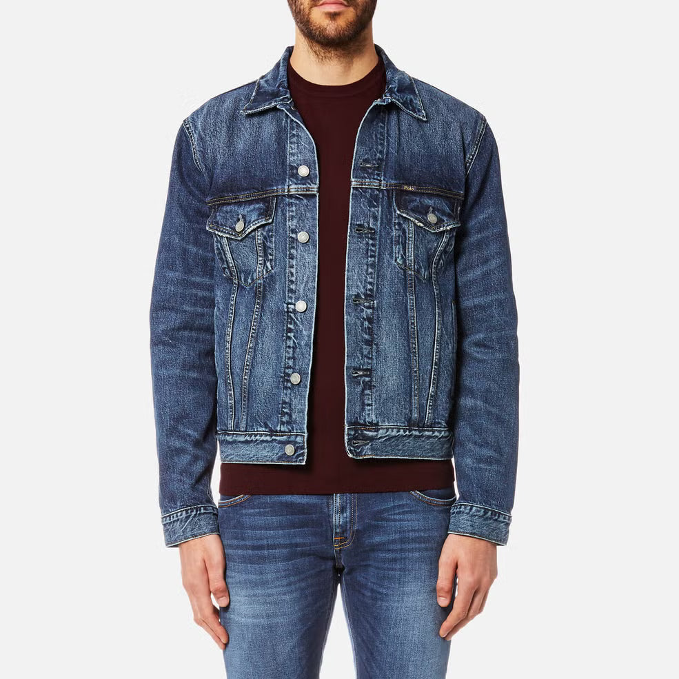 Polo Ralph Lauren Men's Icon Denim Trucker Jacket - Trenton Blue