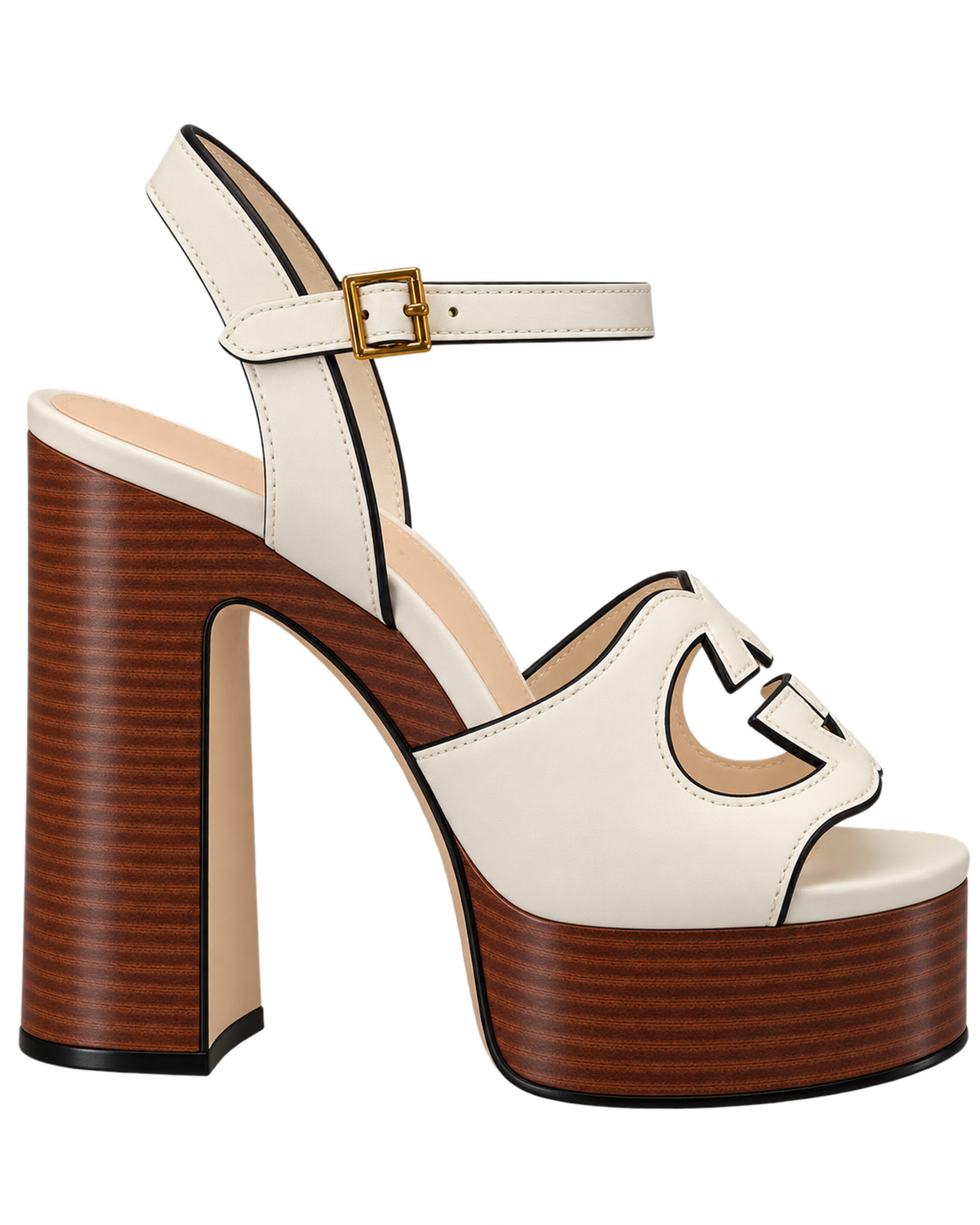 Interlocking G cut-out sandals