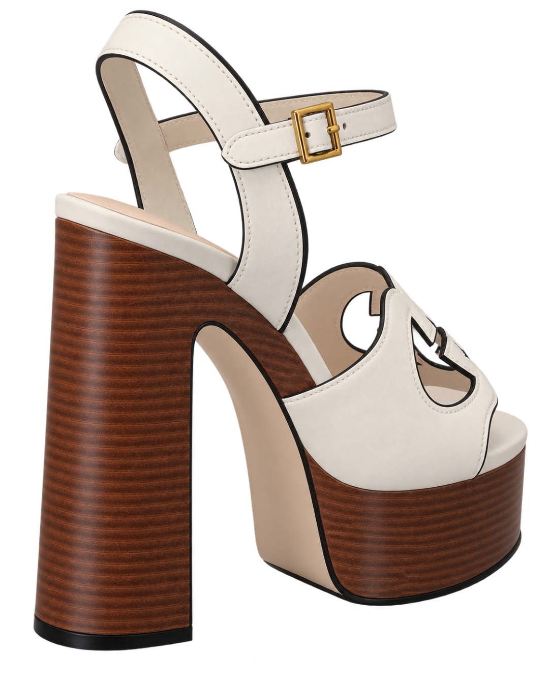Interlocking G cut-out sandals