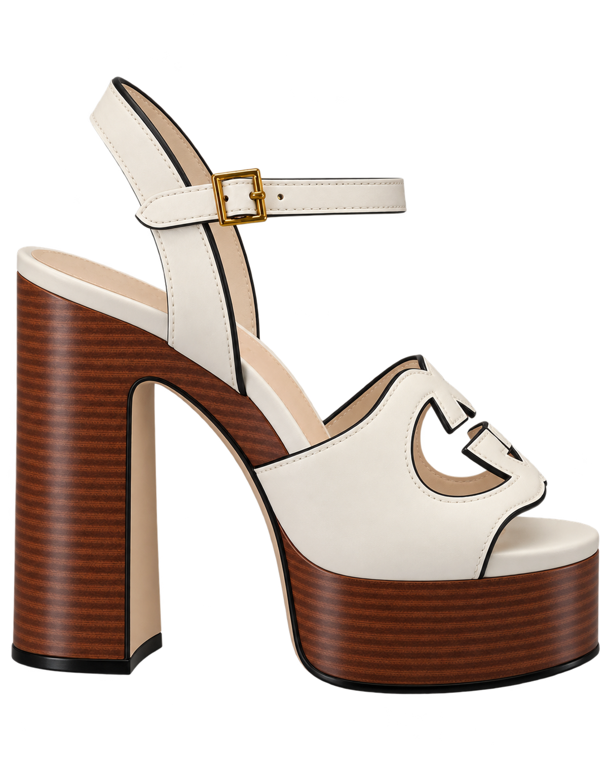 Interlocking G cut-out sandals