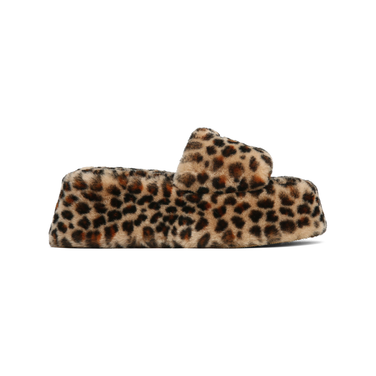 Ivy Shearling Leopard Print