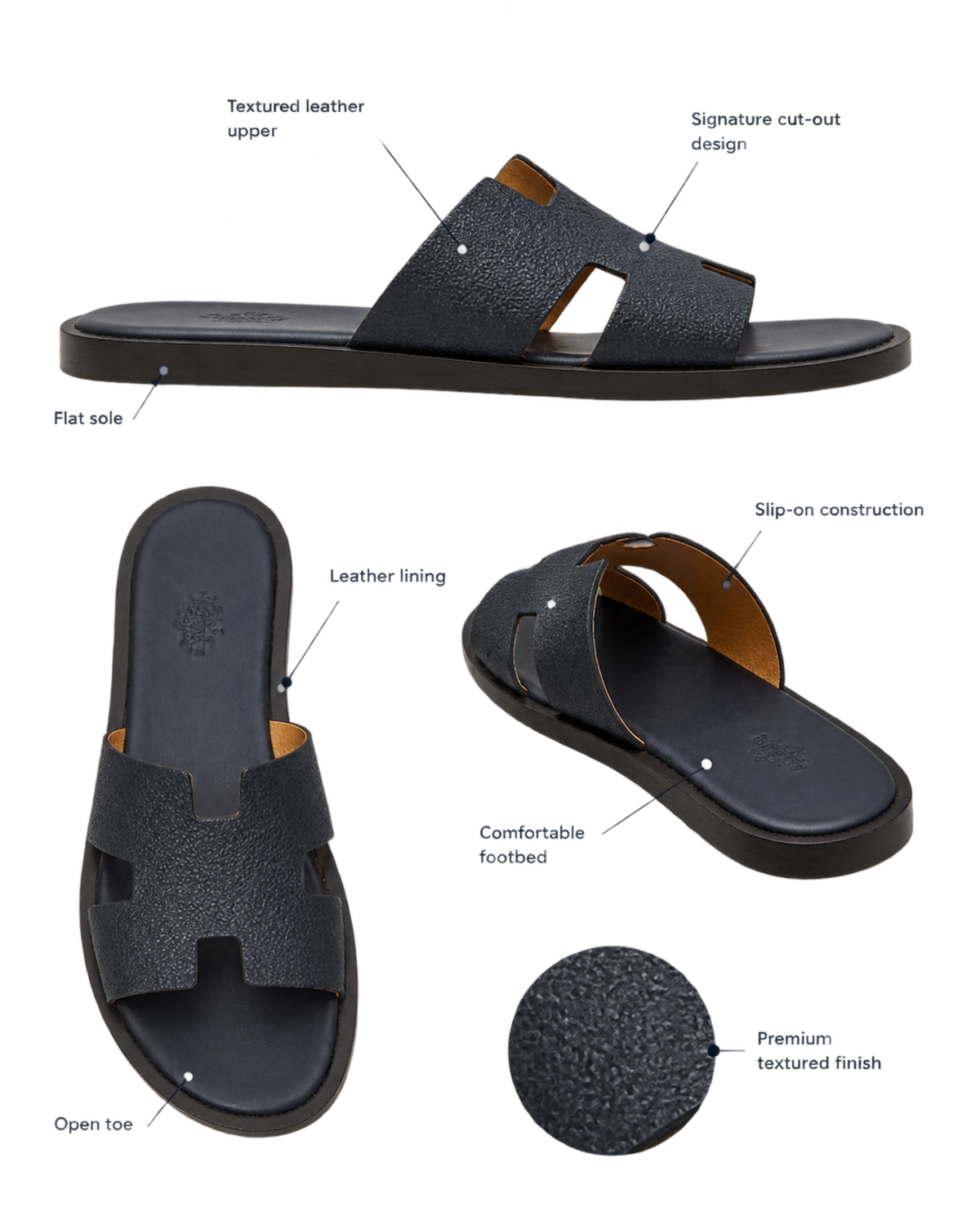 Izmir sandals in Marine