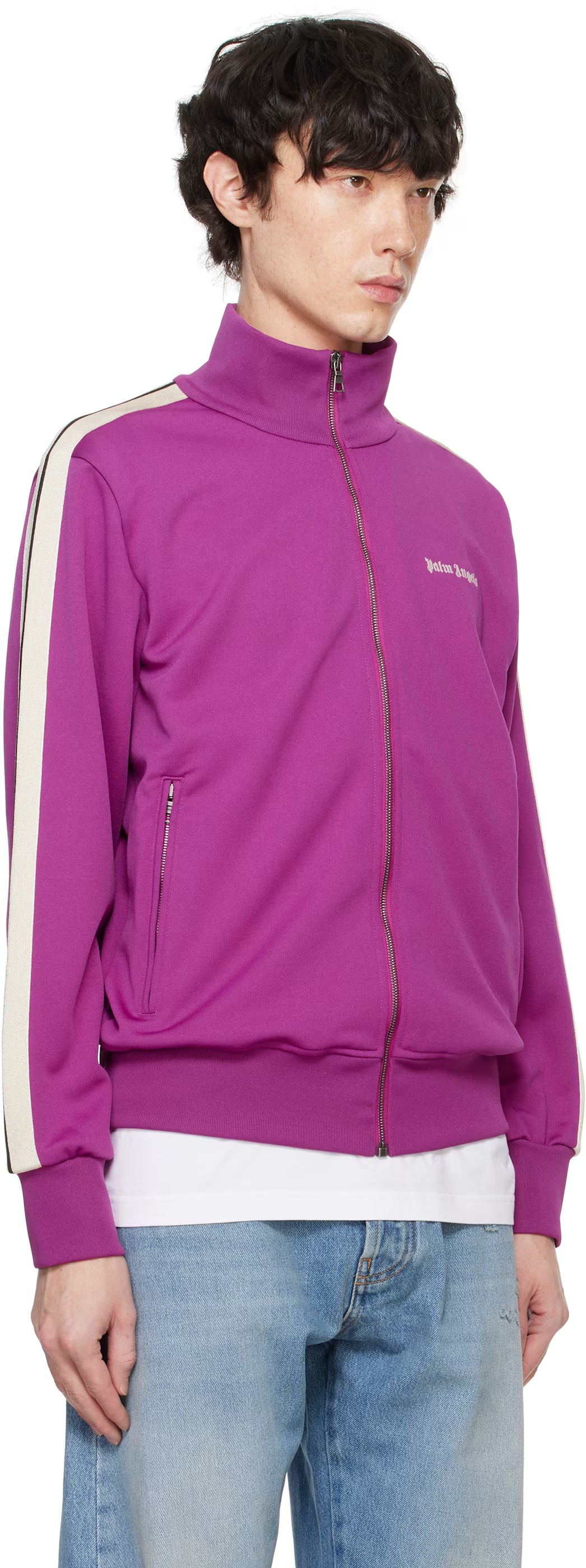 Purple Classic Logo Track Jacket