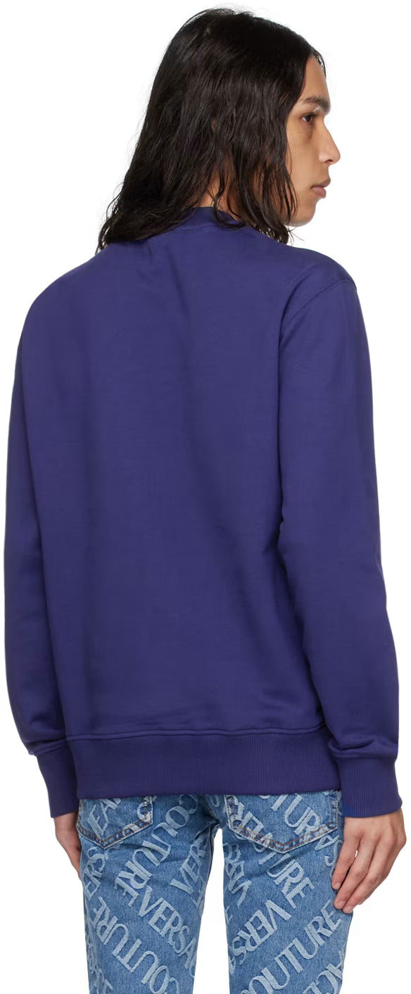Navy V-Emblem Sweatshirt