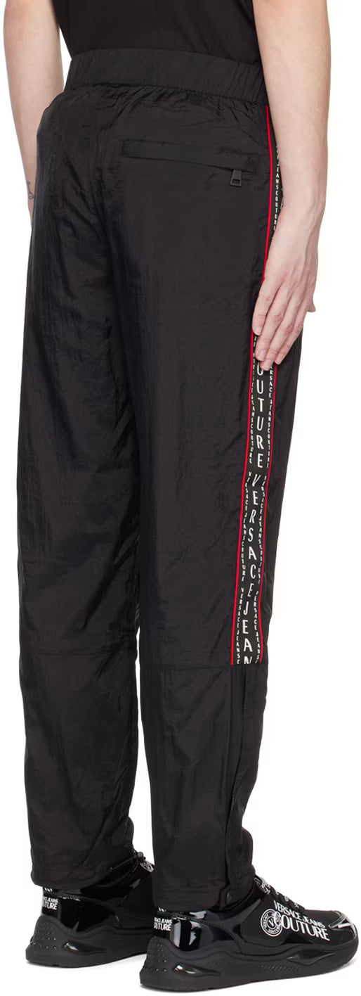 Black Grosgrain Trousers