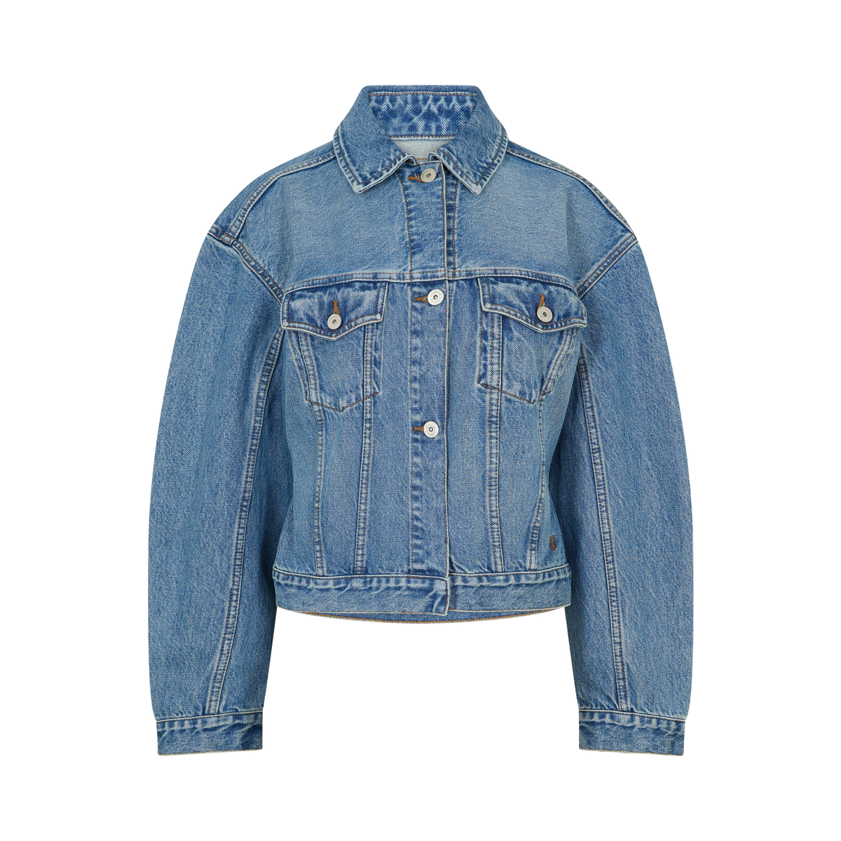 Jacquard Denim Jacket