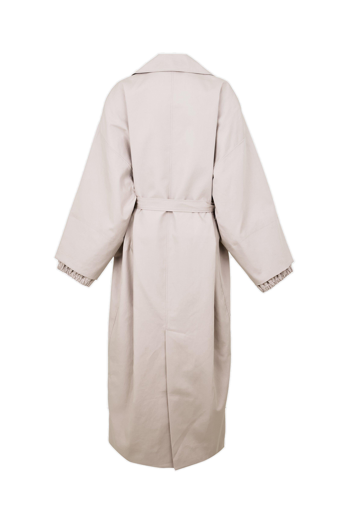 Jacquard Mid-Length Textured Trench Coat