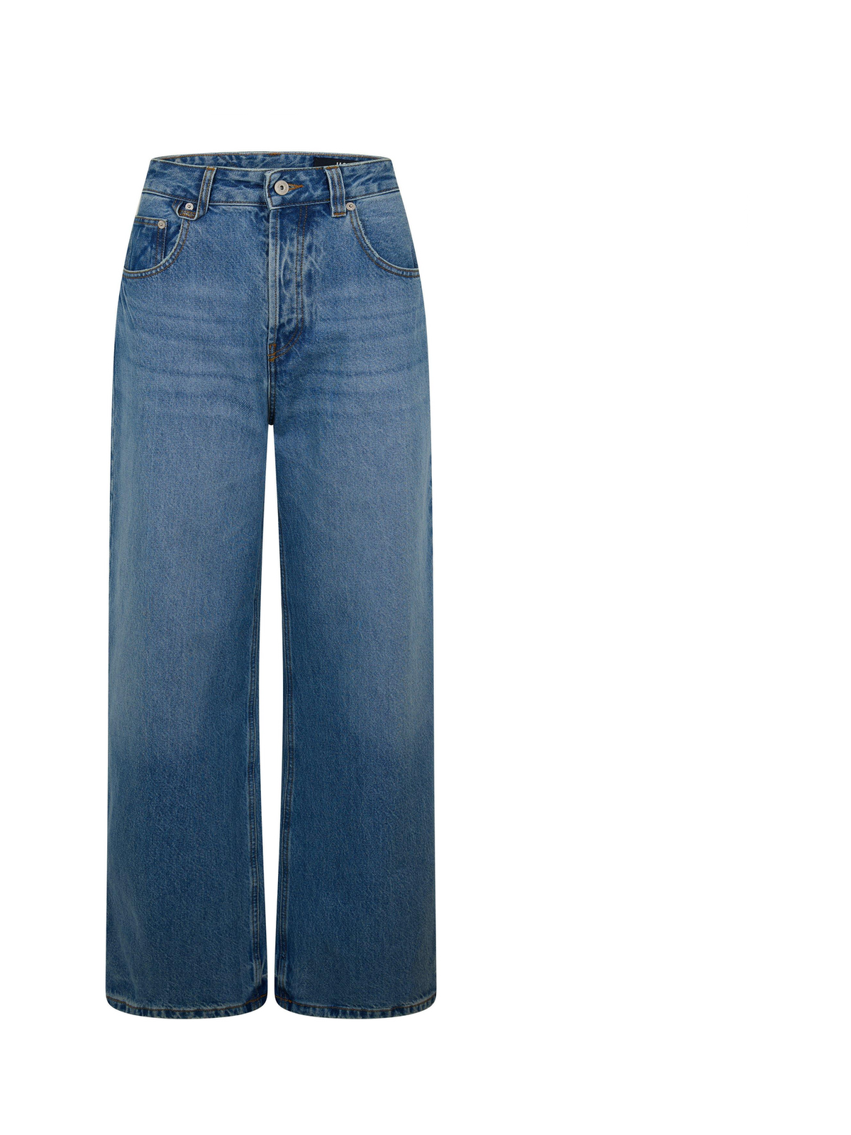 Jacquard Straight Leg Jeans