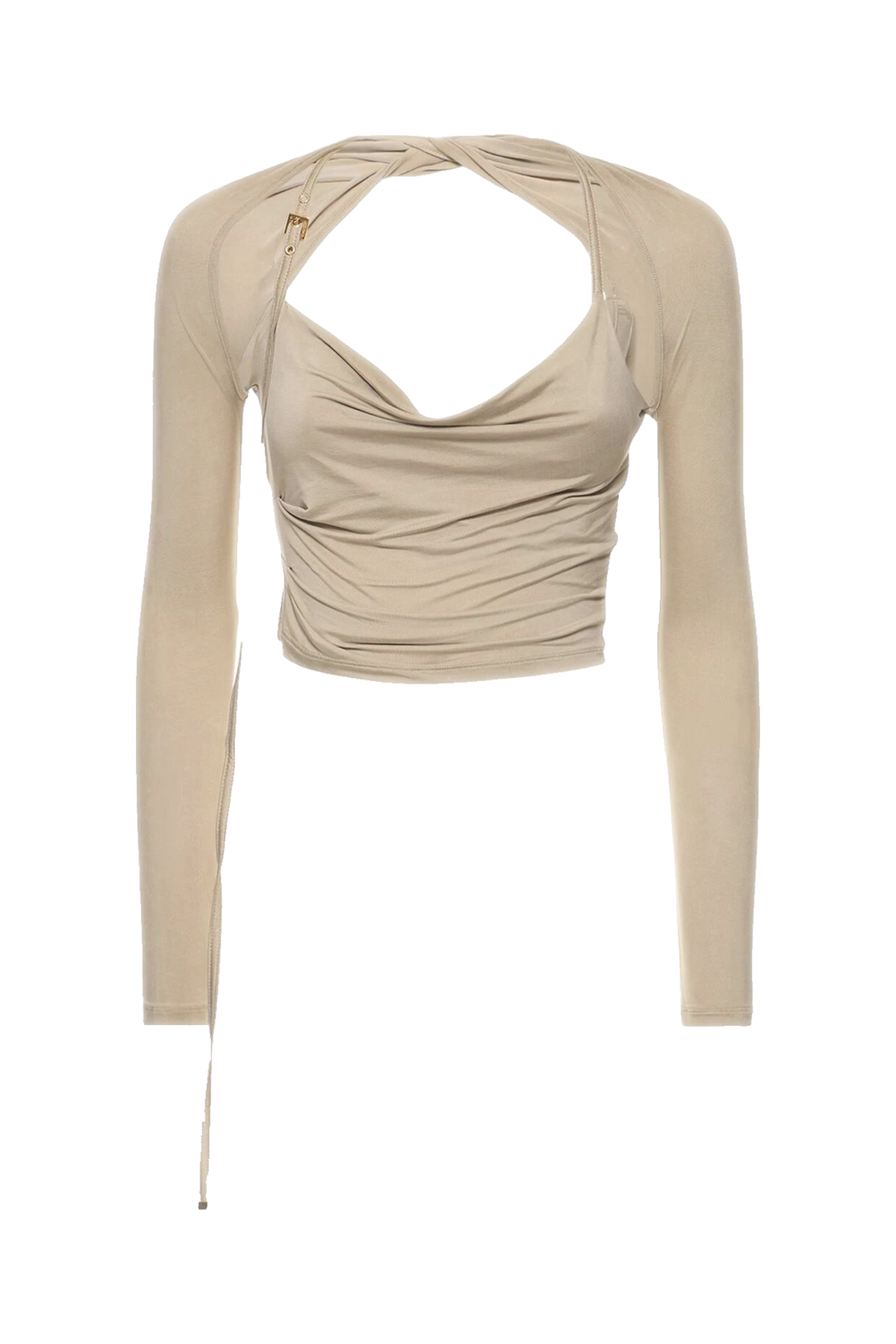 Jacquemus Le Haut Peplo jersey top