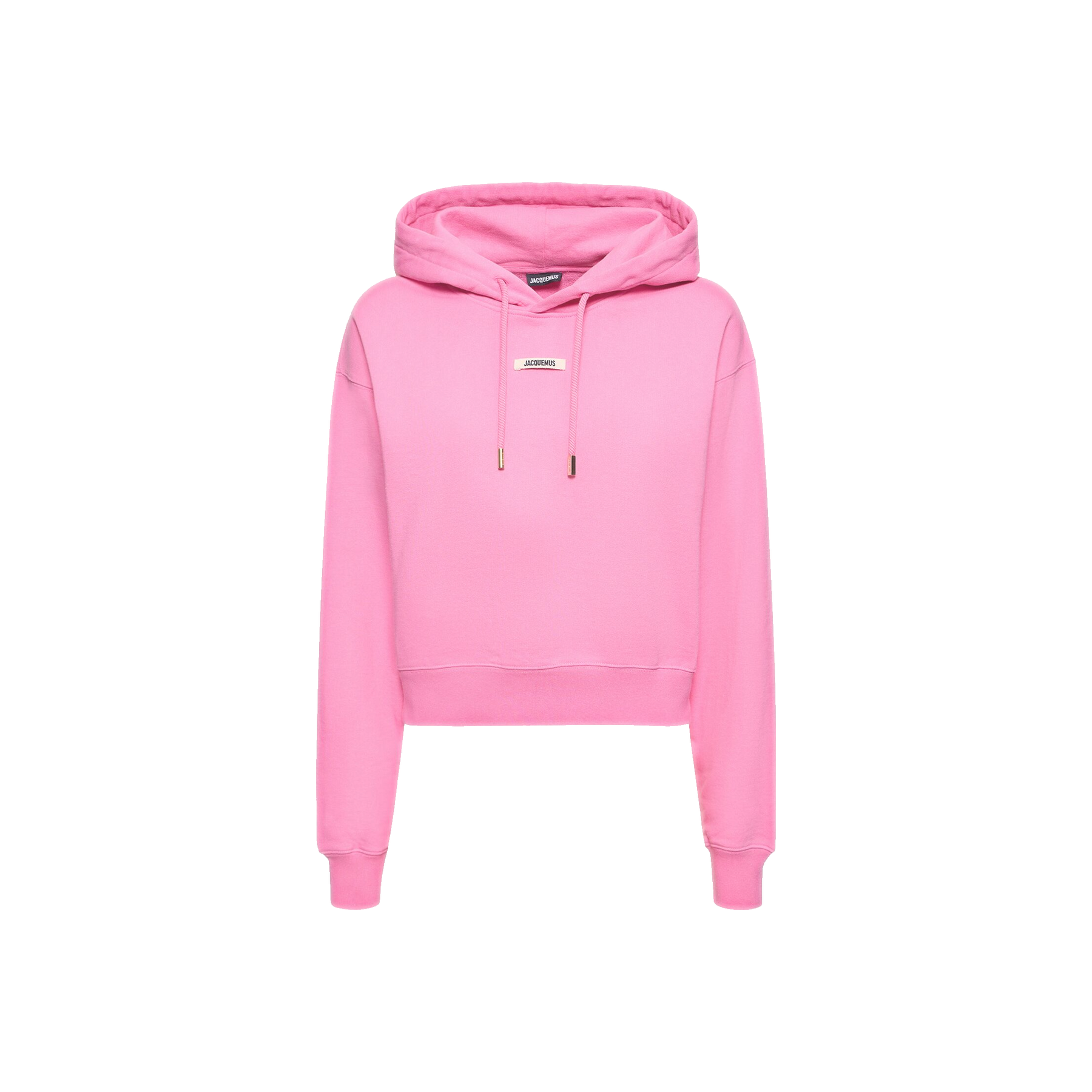 Jacquemus Le Hoodie Gros Grain cotton crop hoodie