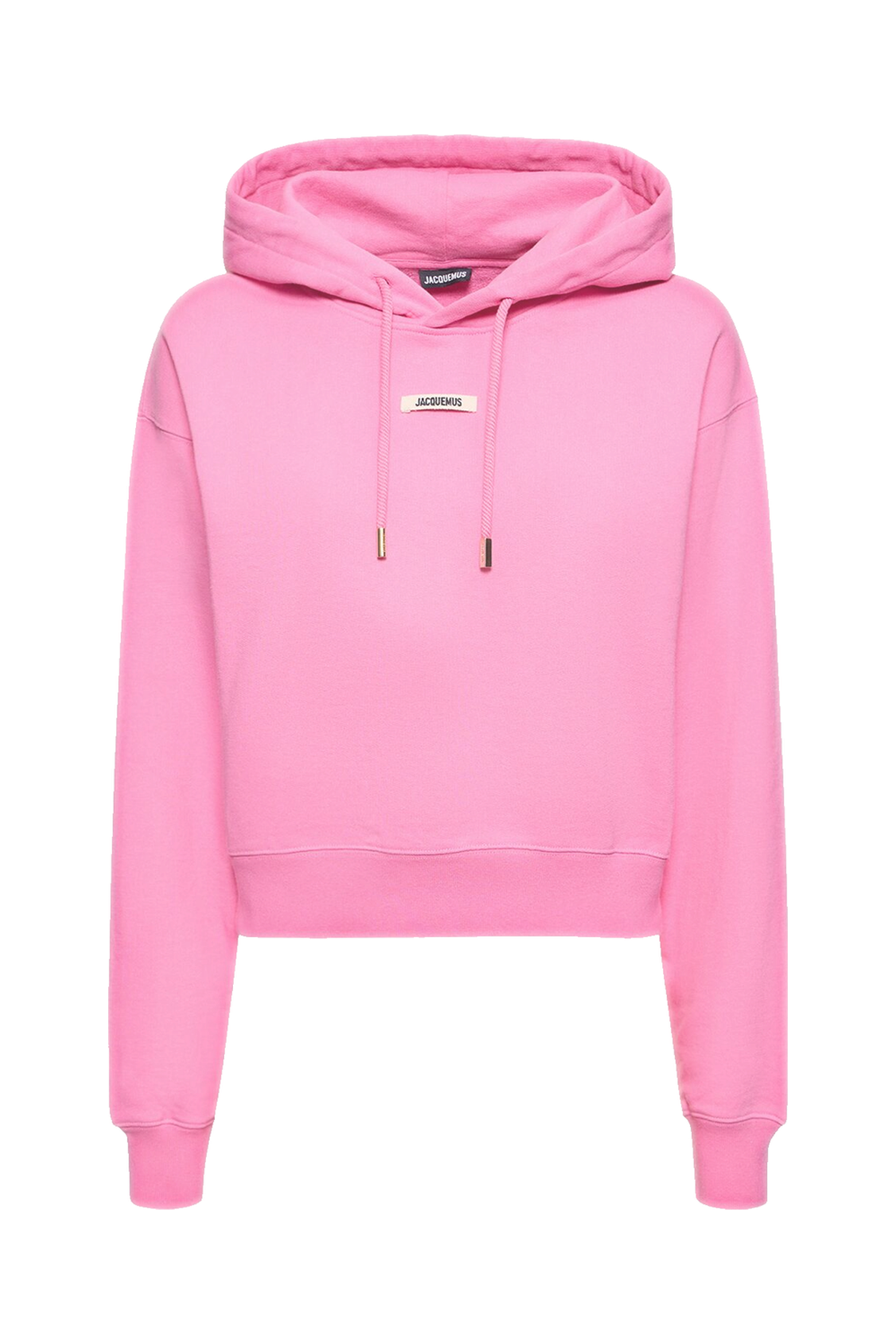 Jacquemus Le Hoodie Gros Grain cotton crop hoodie